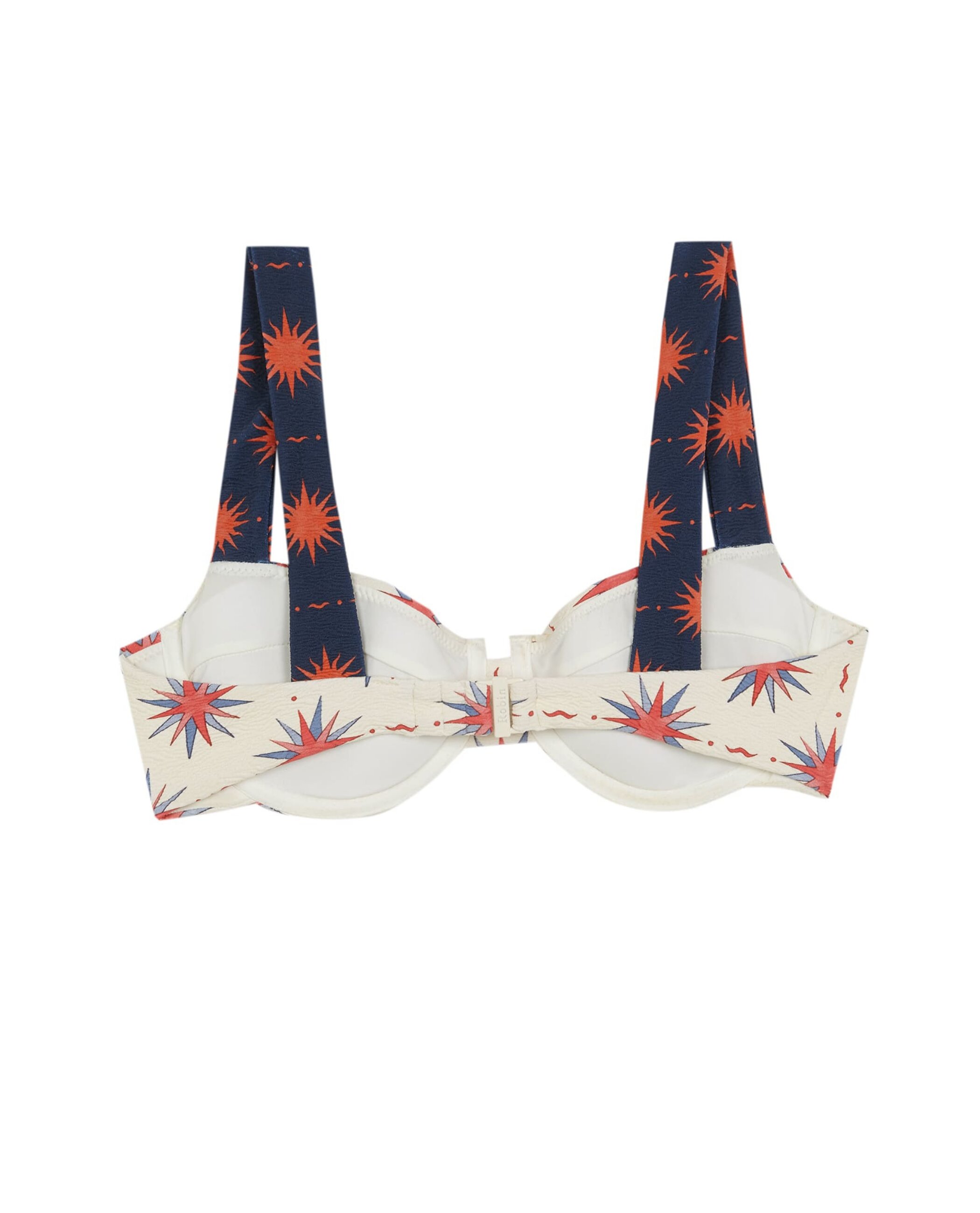 Top de bikini Balconette Supernova con estructura, cierre multiposición y foams extraíbles - Robin Collection - Crudo Crudo-4