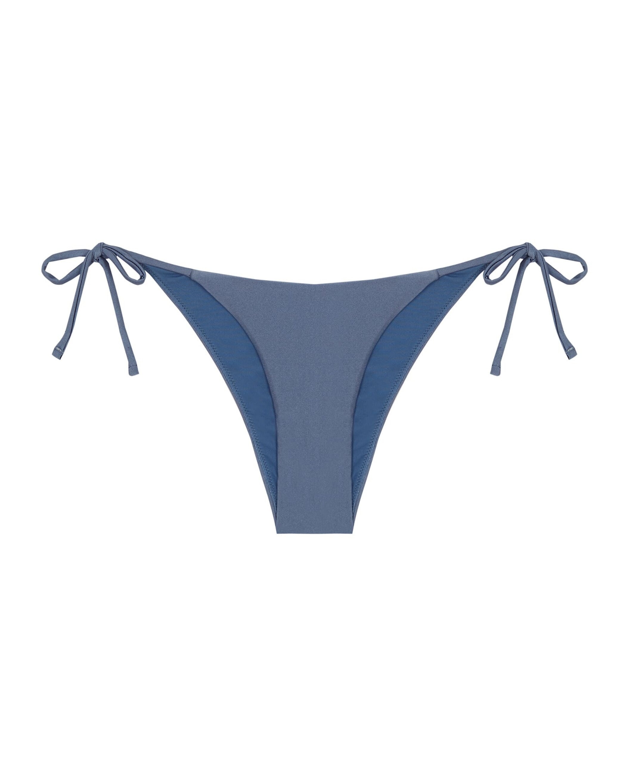 Bragas de bikini Isolablue con lazo y forro - Robin Collection - Azul Azul-3