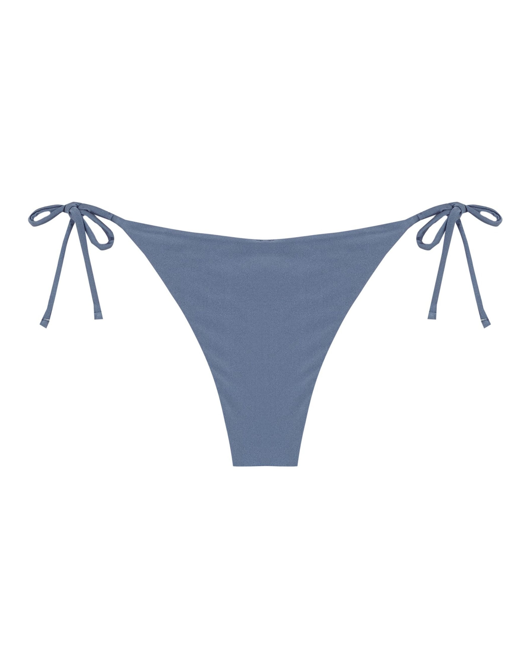Bragas de bikini Isolablue con lazo y forro - Robin Collection - Azul Azul-4