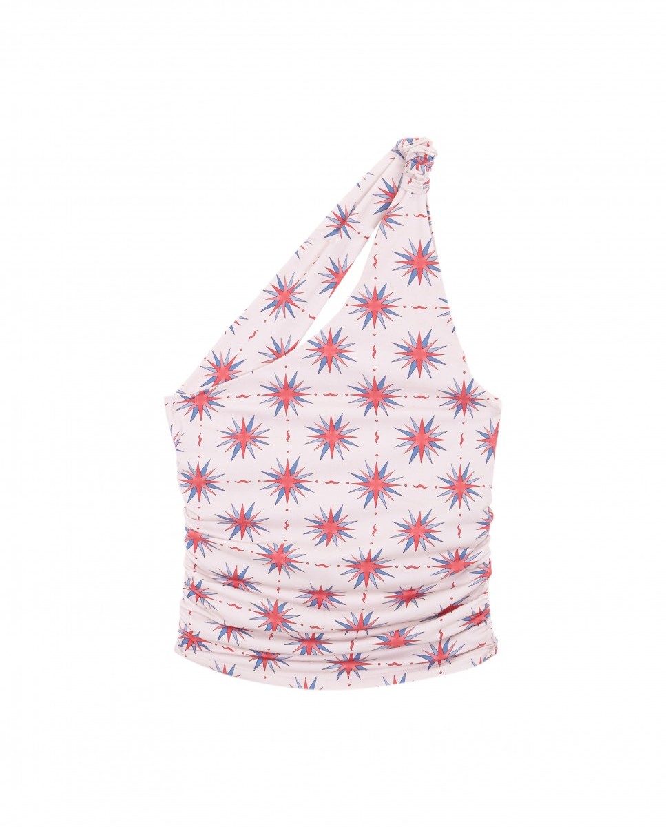 Top Asimétrico Astro - Robin Collection - Multicolor Multicolor-5