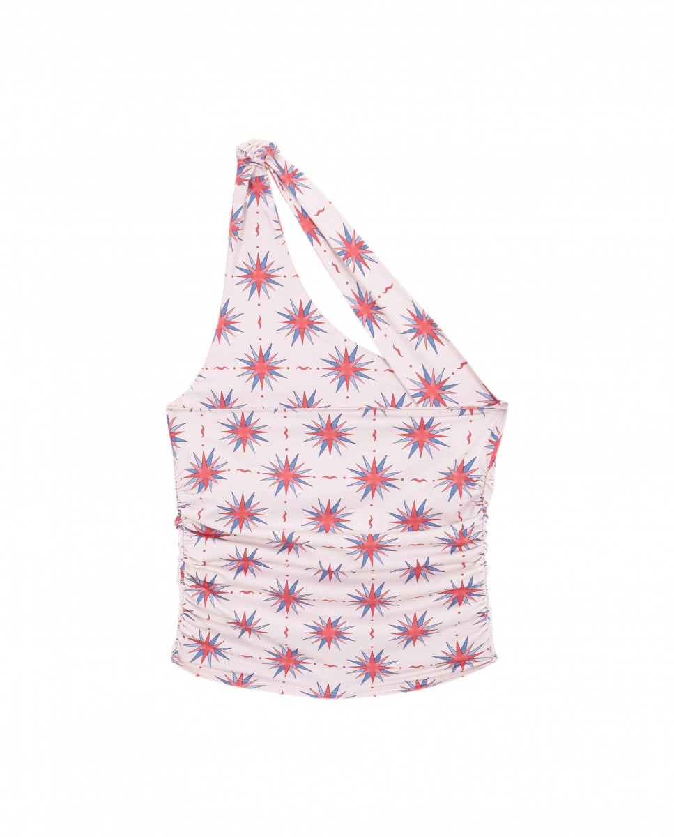 Top Asimétrico Astro - Robin Collection - Multicolor Multicolor-4