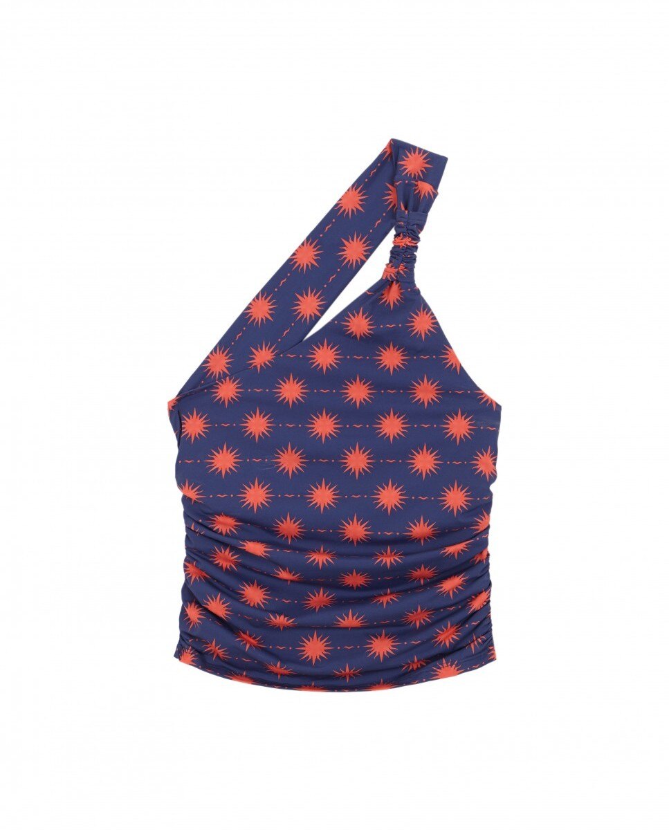 Top Asimétrico AstroBlue - Robin Collection - Multicolor Multicolor-5
