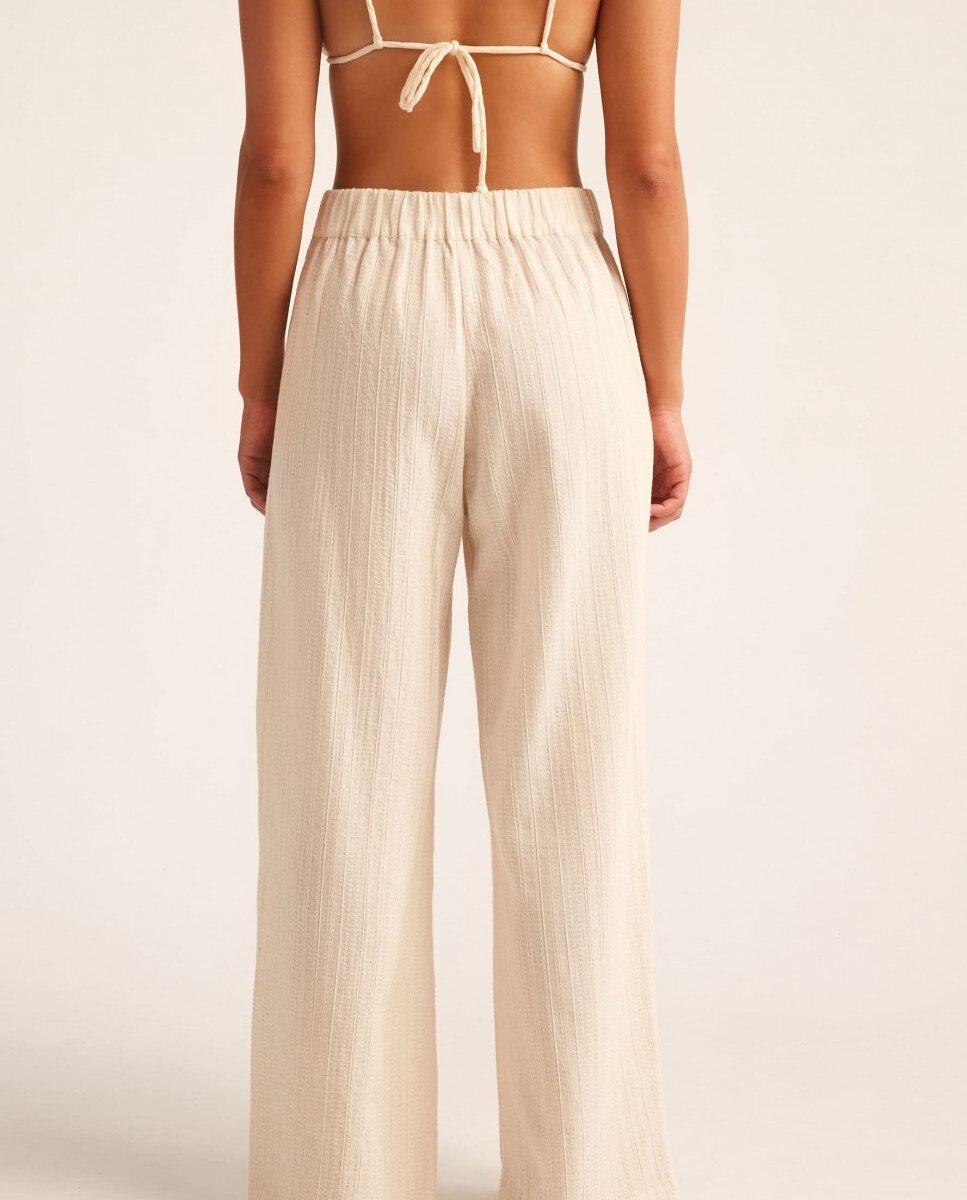 Pantalón de playa de mujer Malta - Robin Collection - Crudo Crudo-2