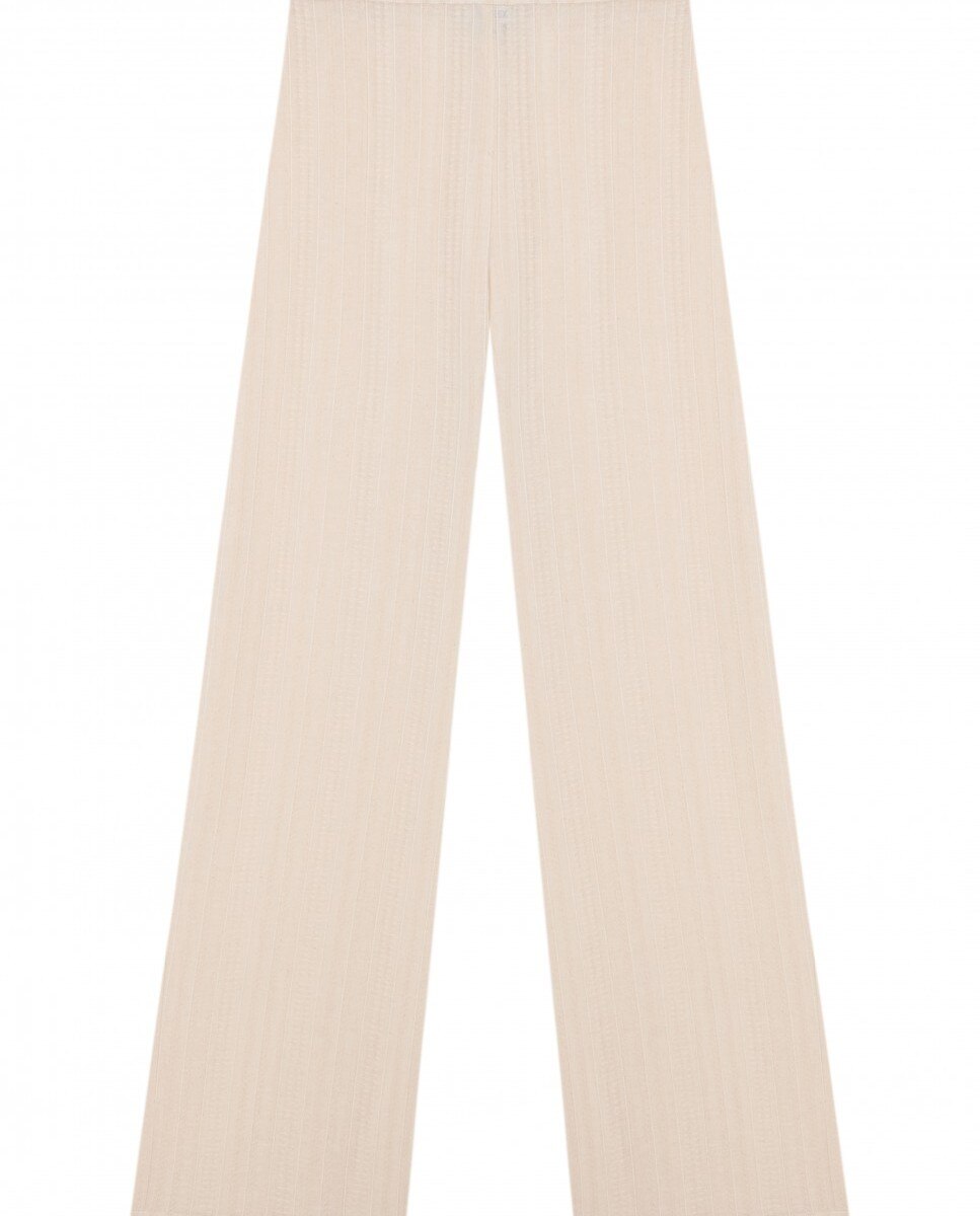 Pantalón de playa de mujer Malta - Robin Collection - Crudo Crudo-4