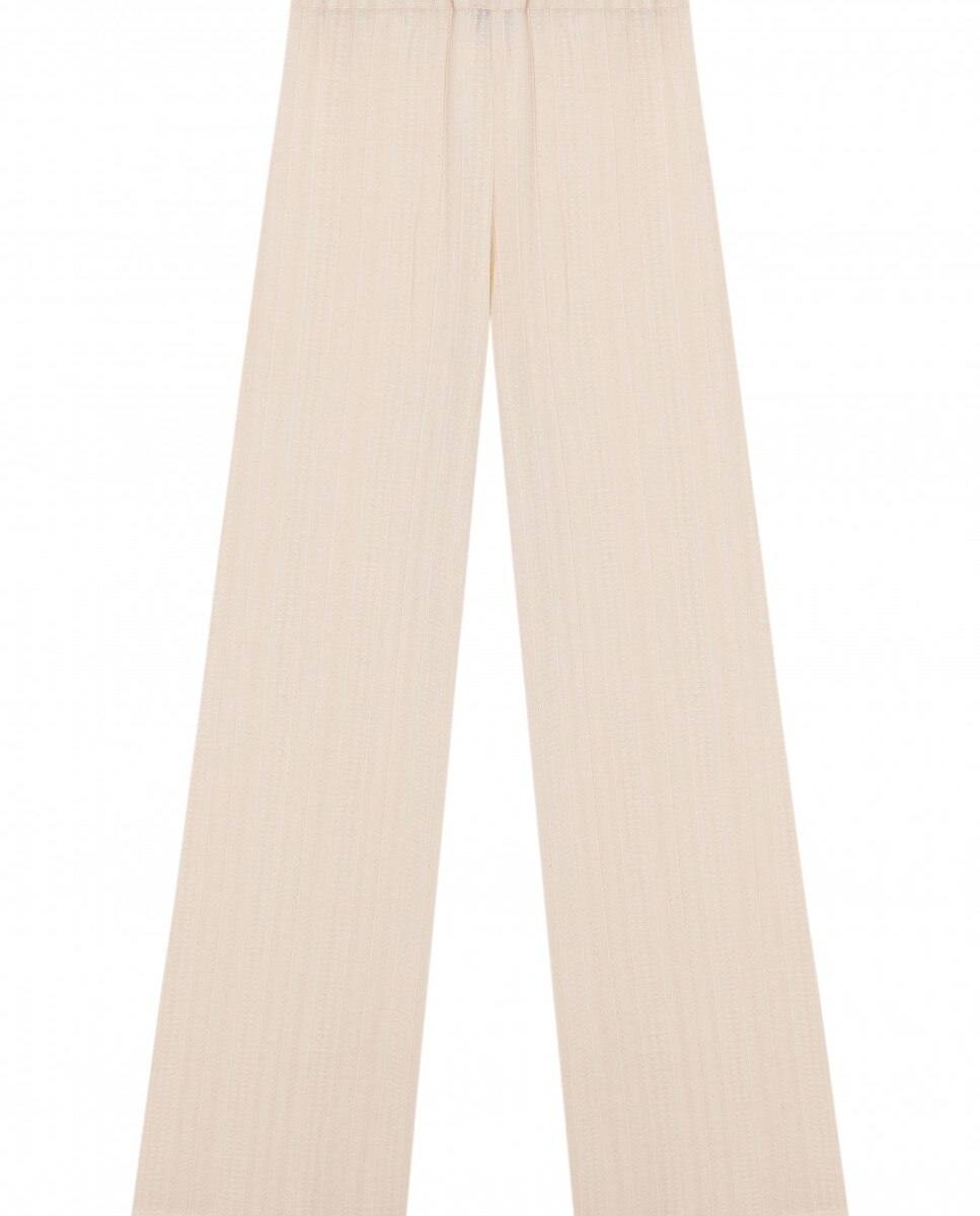 Pantalón de playa de mujer Malta - Robin Collection - Crudo Crudo-5