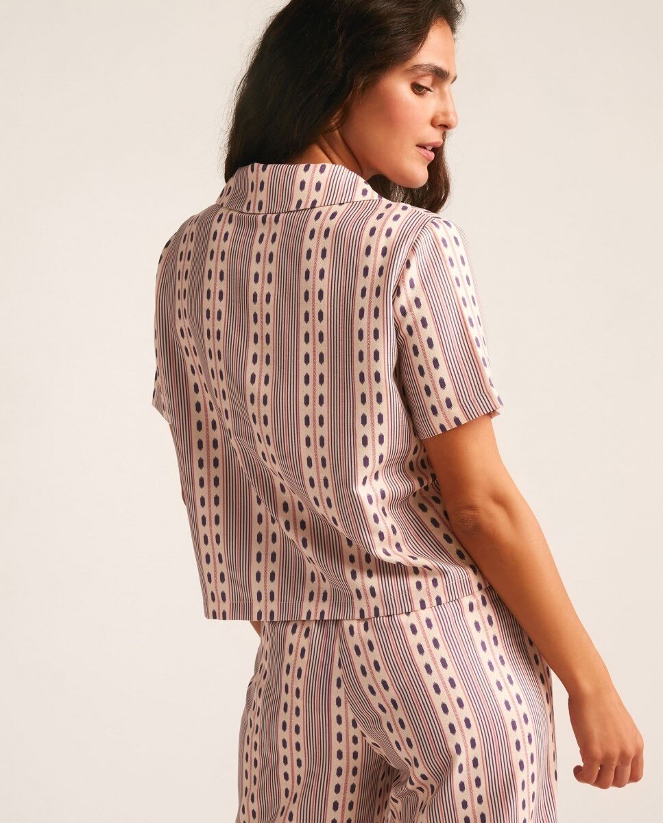 Camisa de playa de mujer Puglia - Robin Collection - Multicolor Multicolor-2