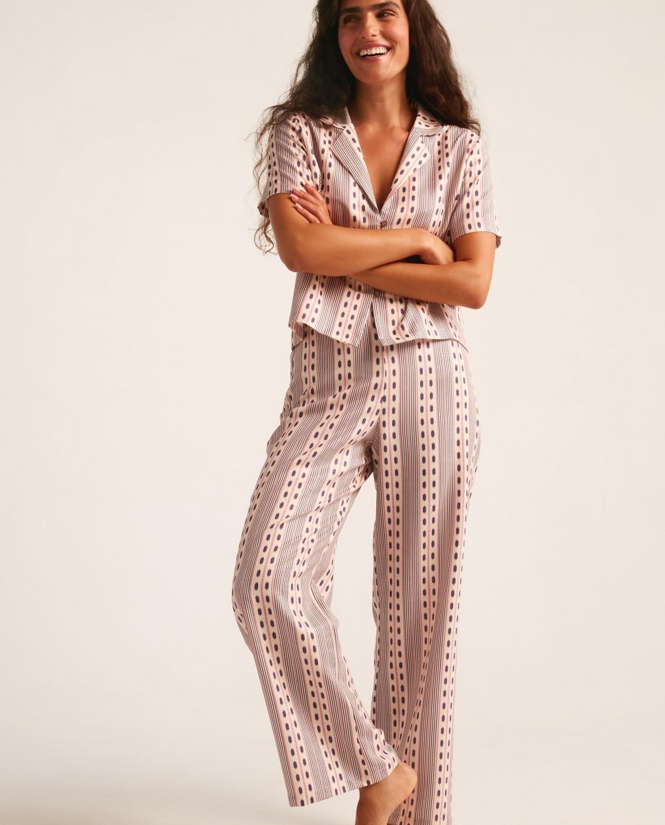 Camisa de playa de mujer Puglia - Robin Collection - Multicolor Multicolor-3