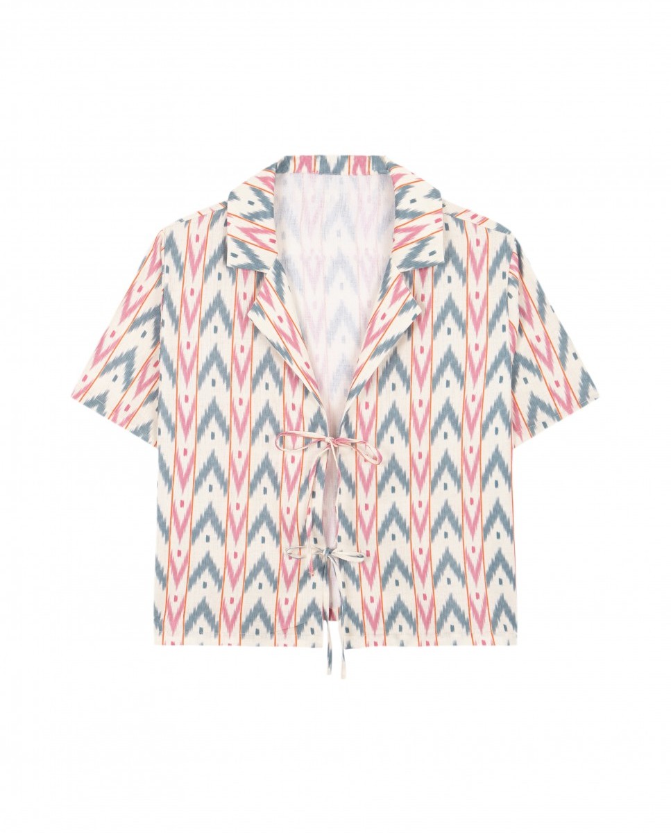 Camisa de playa de mujer Formentor - Robin Collection - Multicolor Multicolor-5