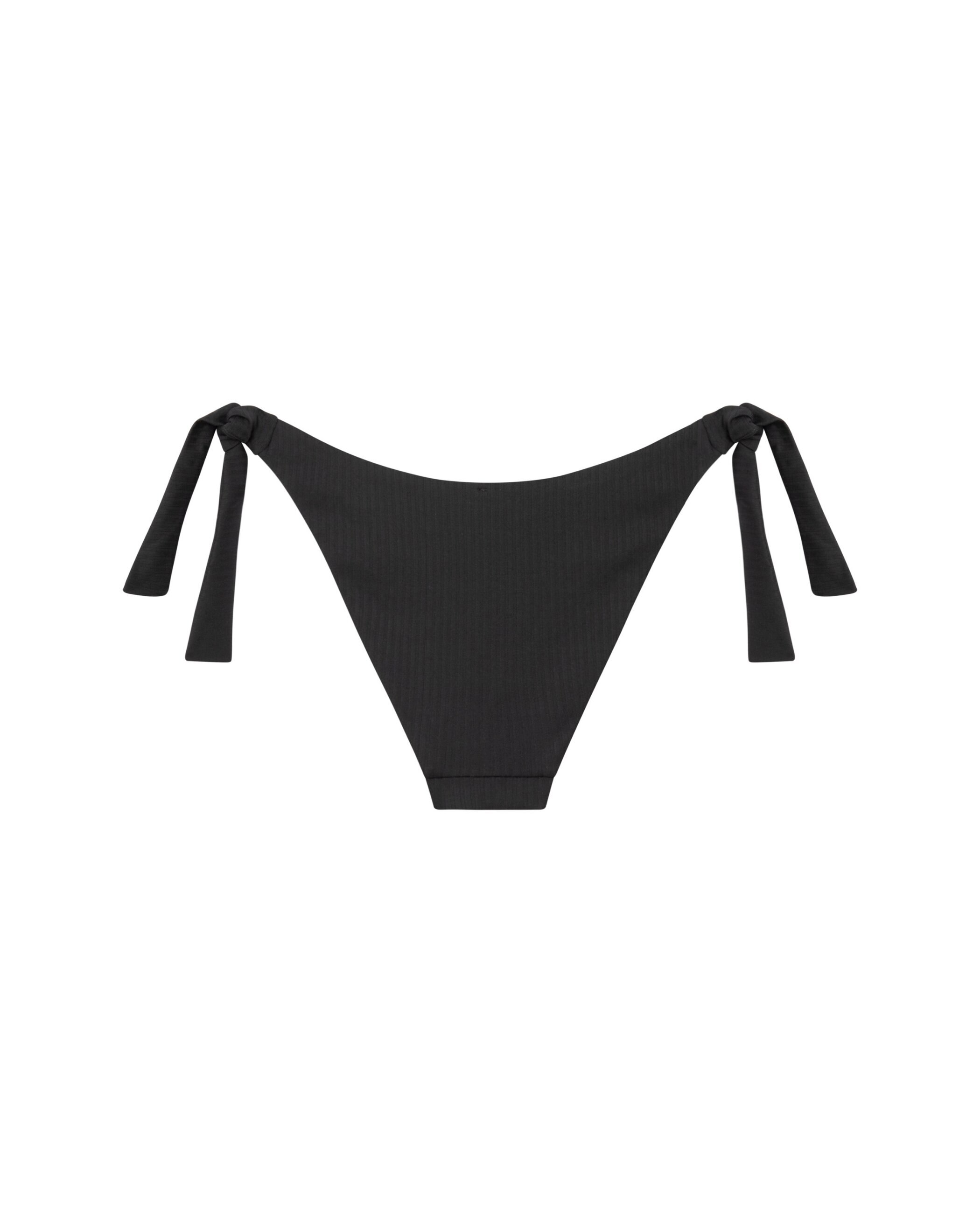 Braga de bikini Antracita con cobertura clásica, lazo y estructura - Robin Collection - Antracita Antracita-4