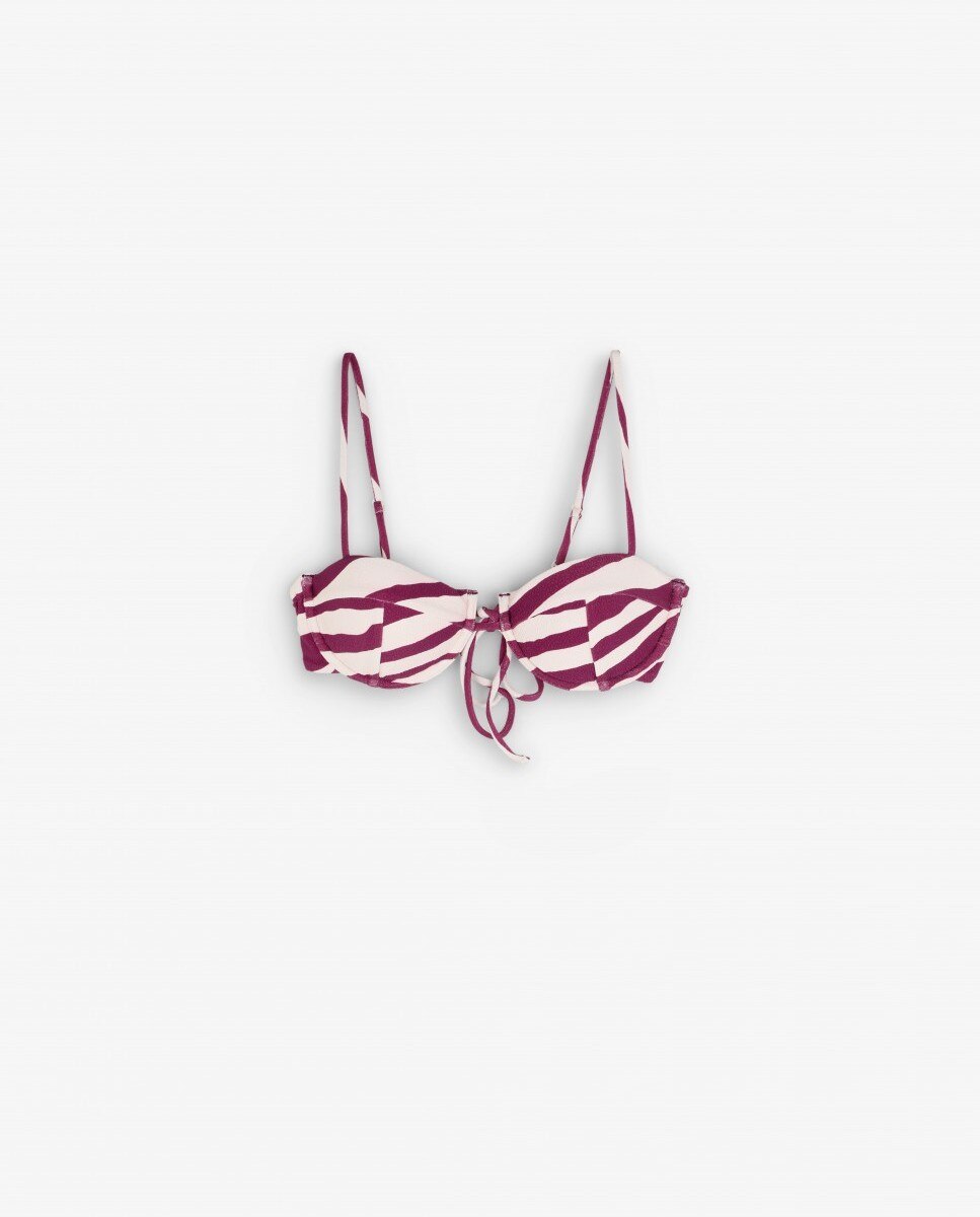 Top de bikini balconette cebra - Robin Collection - Multicolor Multicolor-3