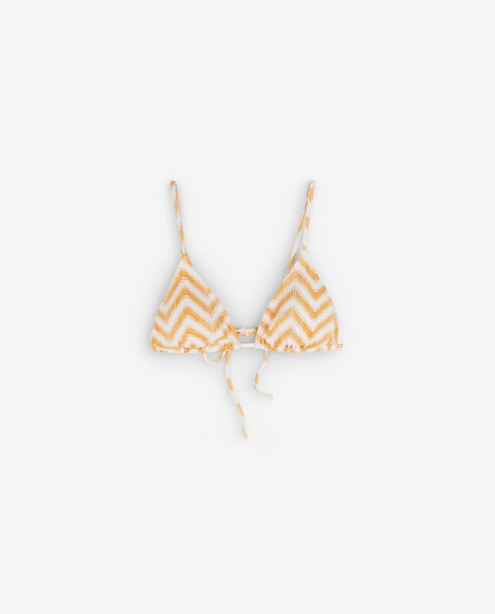 Top de bikini Triángulo ZigZag - Robin Collection - Multicolor Multicolor-3