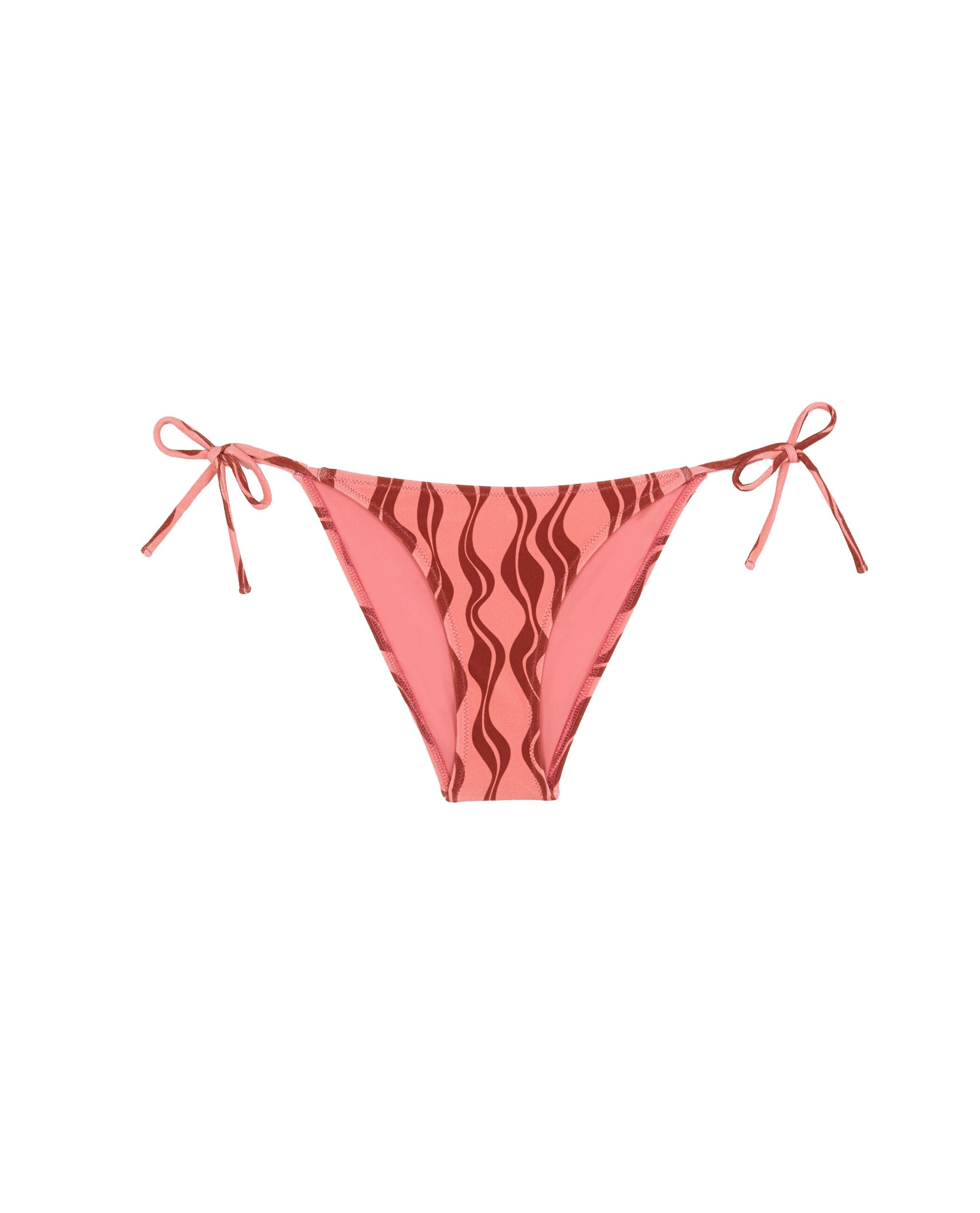 Braga de bikini Stromboli con cobertura clásica, lazo y estructura - Robin Collection - Bicolor Bicolor-3