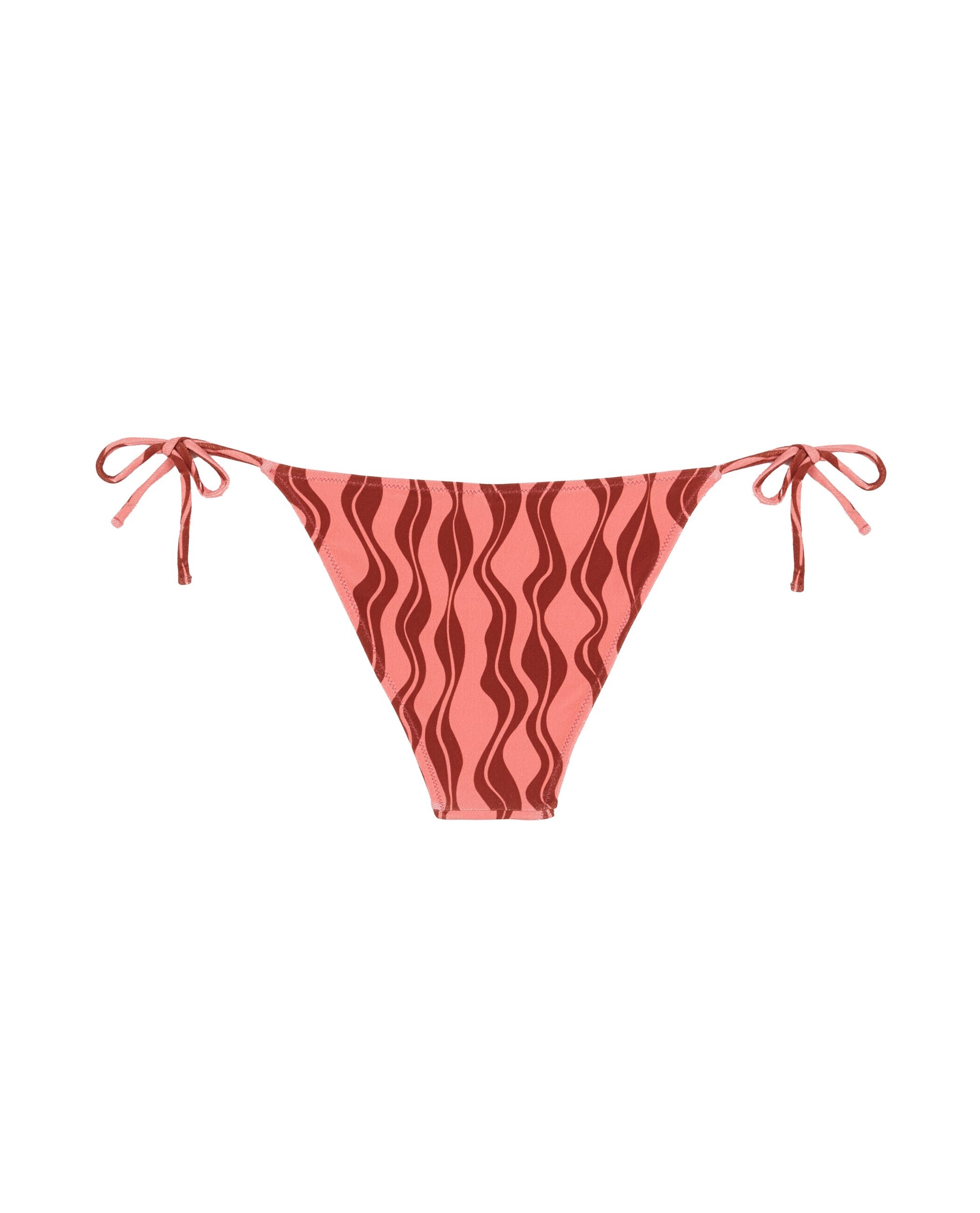 Braga de bikini Stromboli con cobertura clásica, lazo y estructura - Robin Collection - Bicolor Bicolor-4
