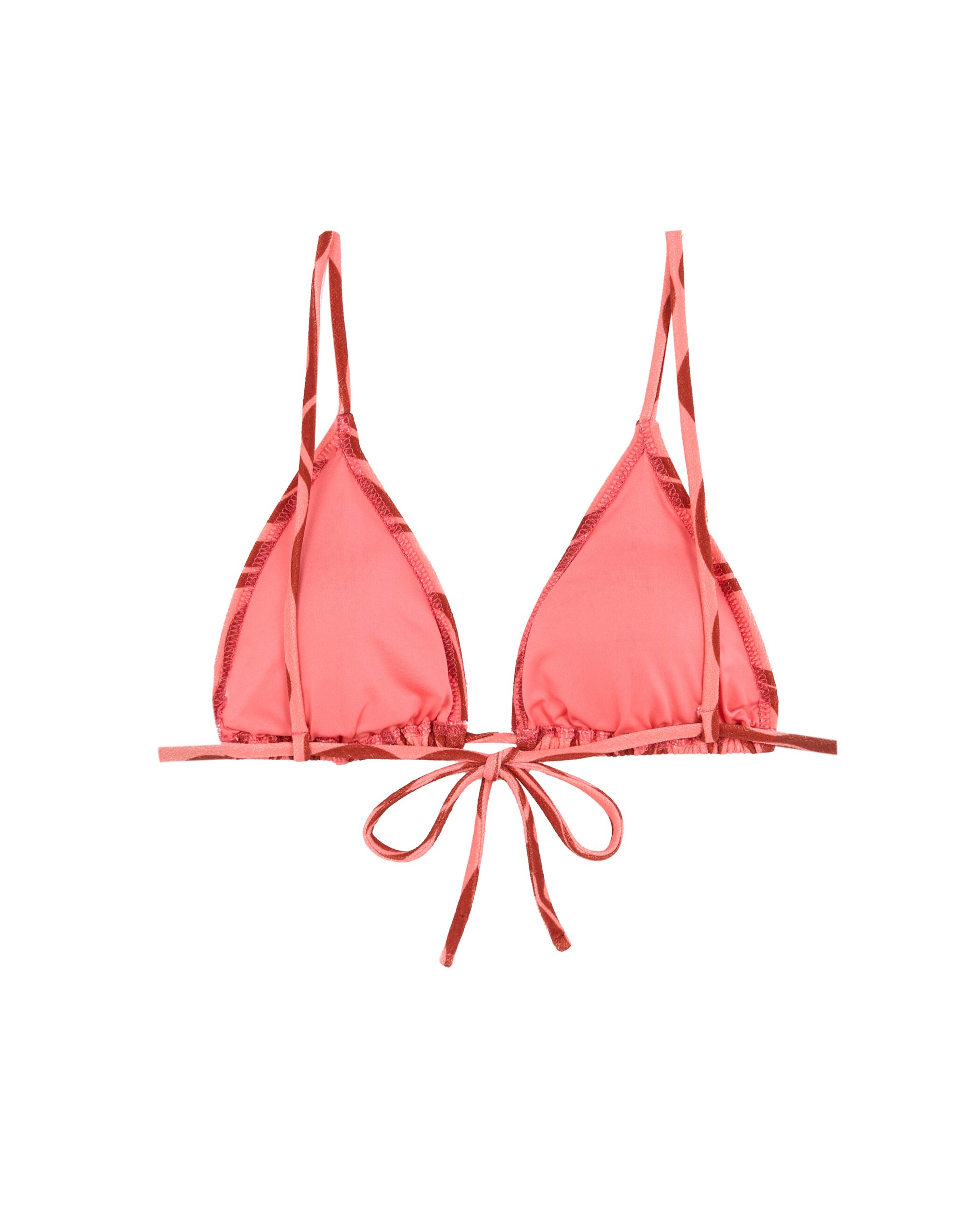 Top de bikini Triángulo Stromboli con estructura y foams extraíbles - Robin Collection - Bicolor Bicolor-4