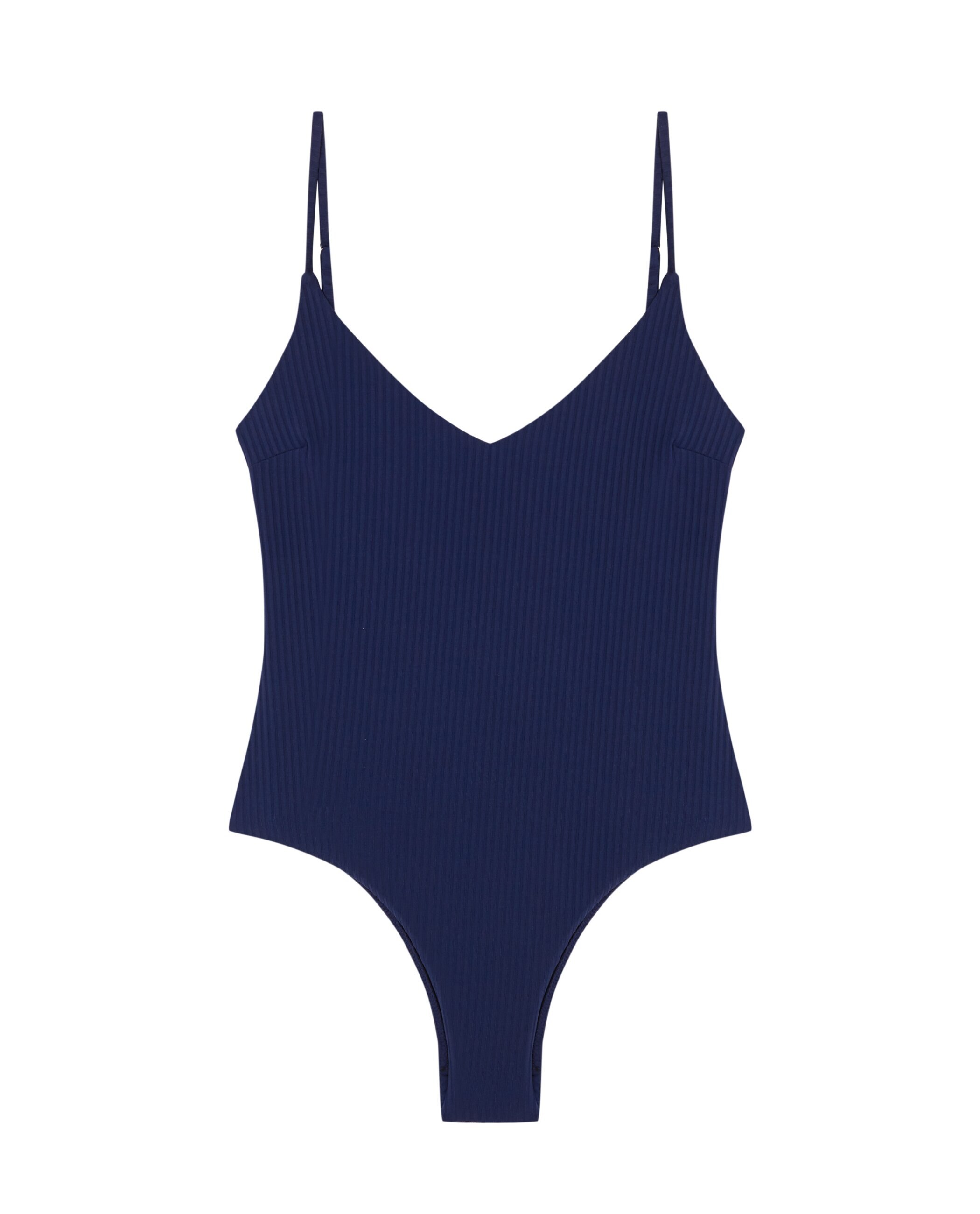 Bañador Azzurro con estructura - Robin Collection - Azul marino Azul marino-4