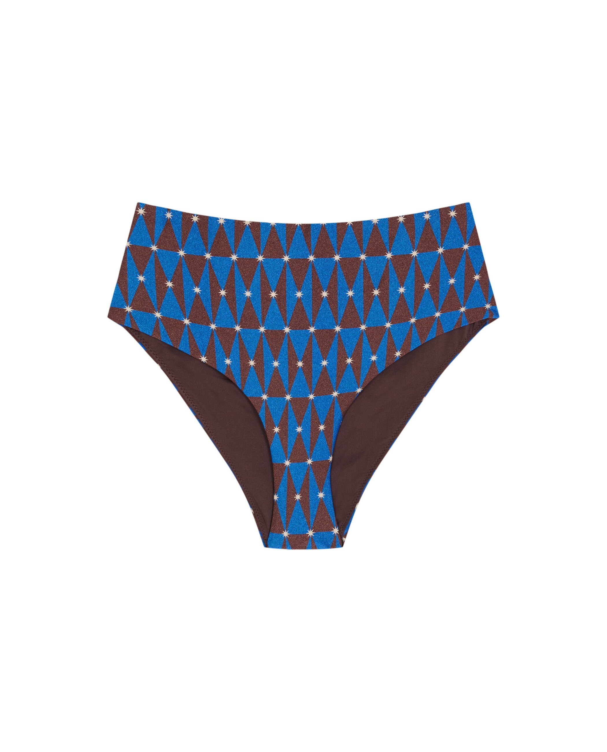 Braga alta de bikini Vesper con cobertura clásica y tejido lúrex - Robin Collection - Multicolor Multicolor-3