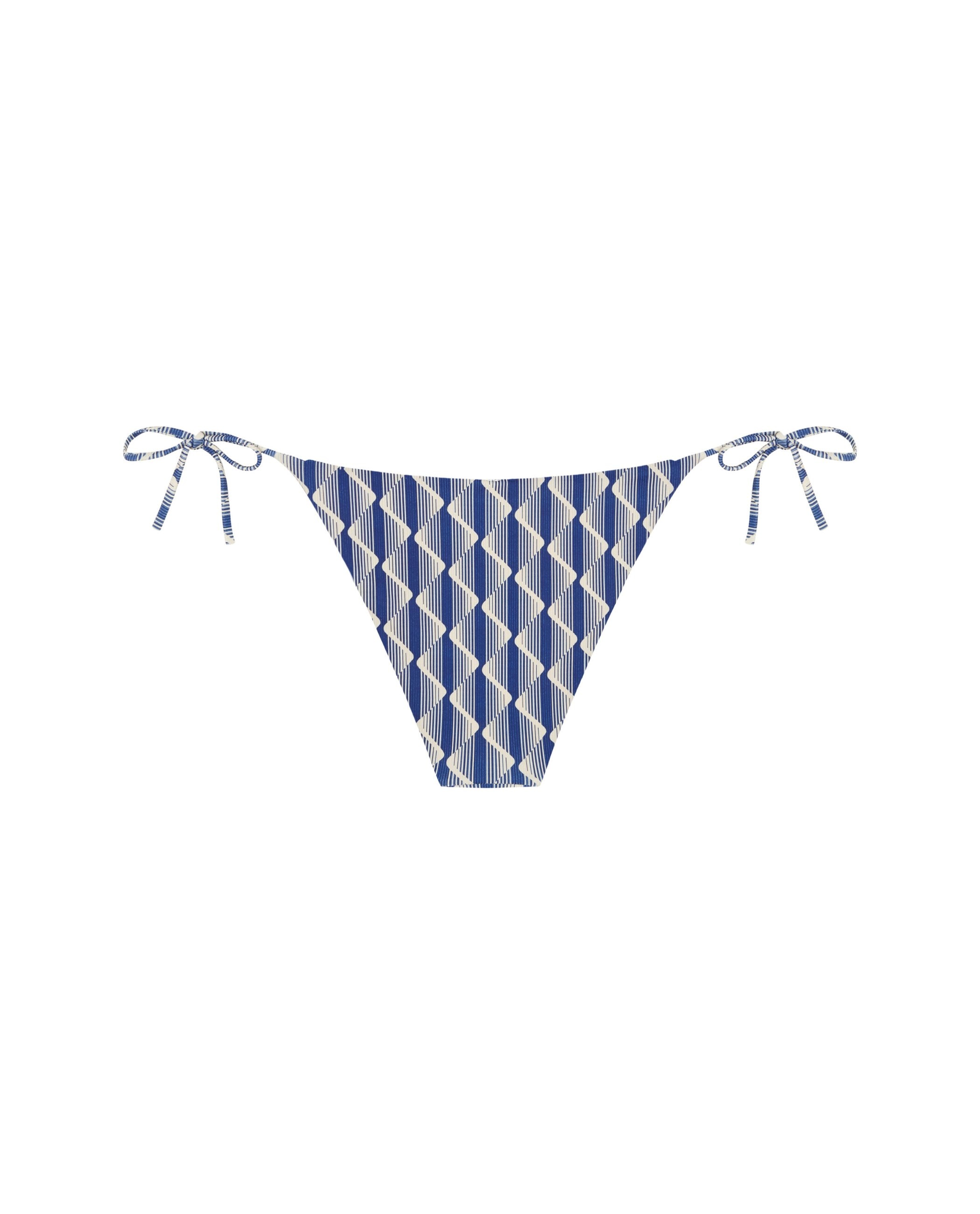 Bragas de bikini Caruso con cobertura clásica, lazo y estructura - Robin Collection - Bicolor Bicolor-4