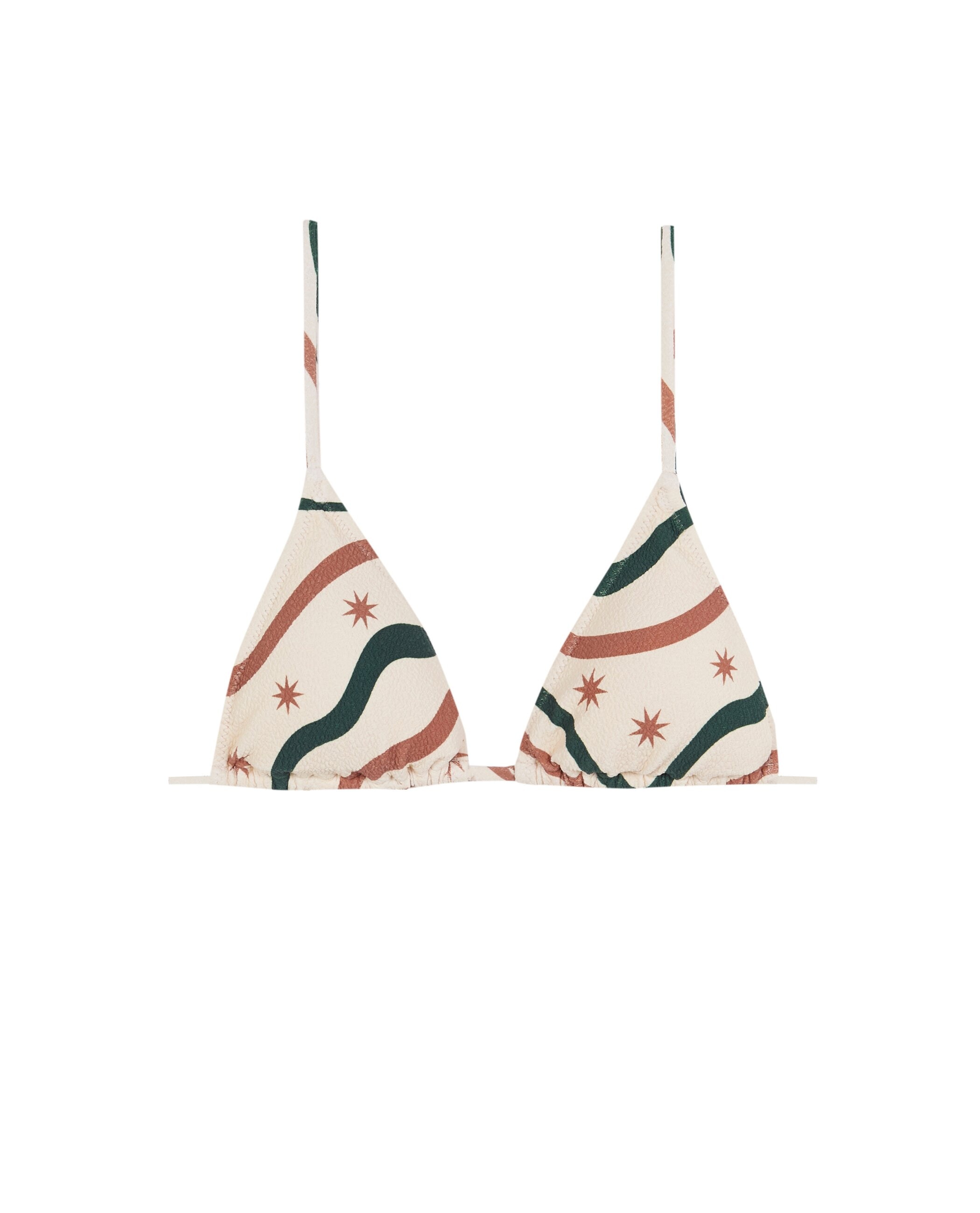 Top de bikini Triángulo Meteoro con estructura y foams extraíbles - Robin Collection - Multicolor Multicolor-3
