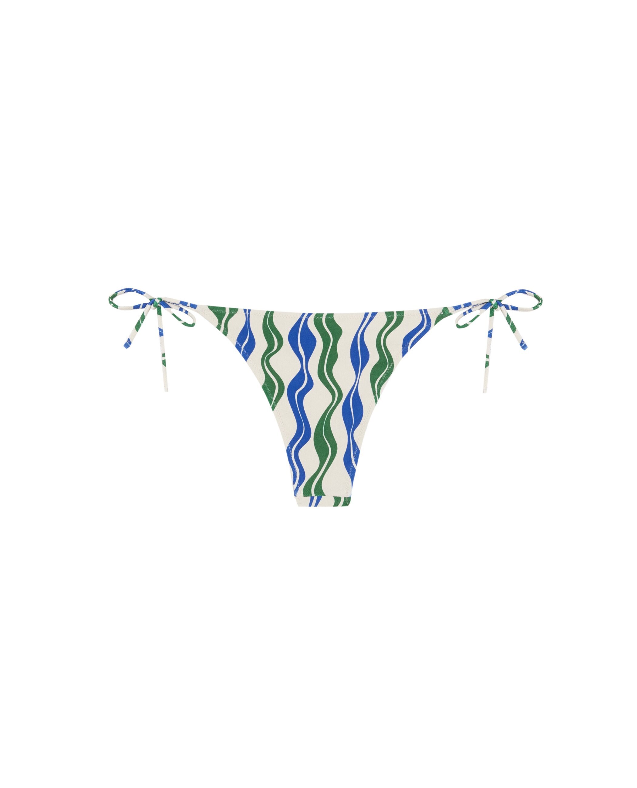 Bragas de bikini Aquamare con cobertura media, lazo y estructura - Robin Collection - Multicolor Multicolor-4
