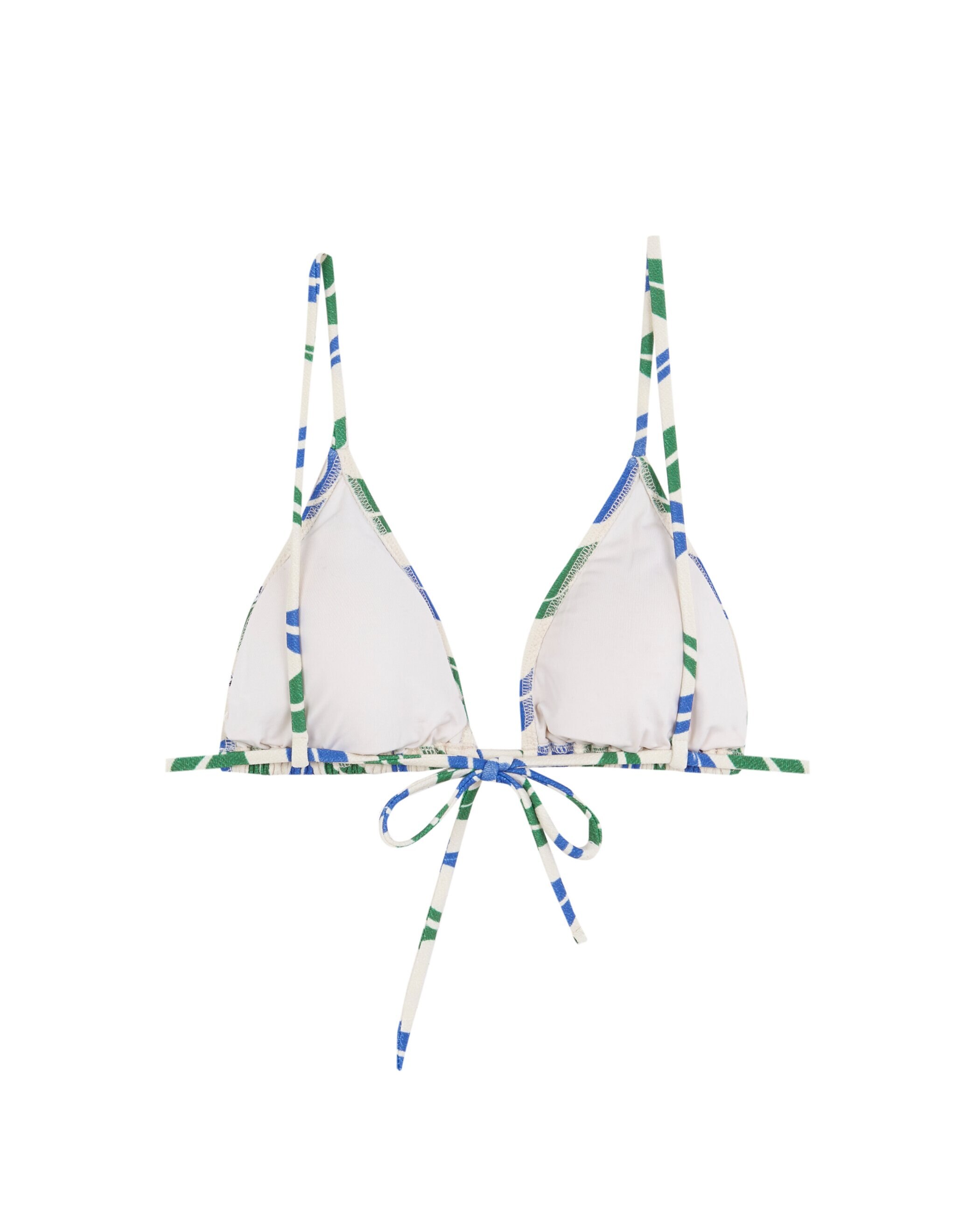 Top de bikini Triángulo Aquamare con estructura y foams extraíbles - Robin Collection - Multicolor Multicolor-4