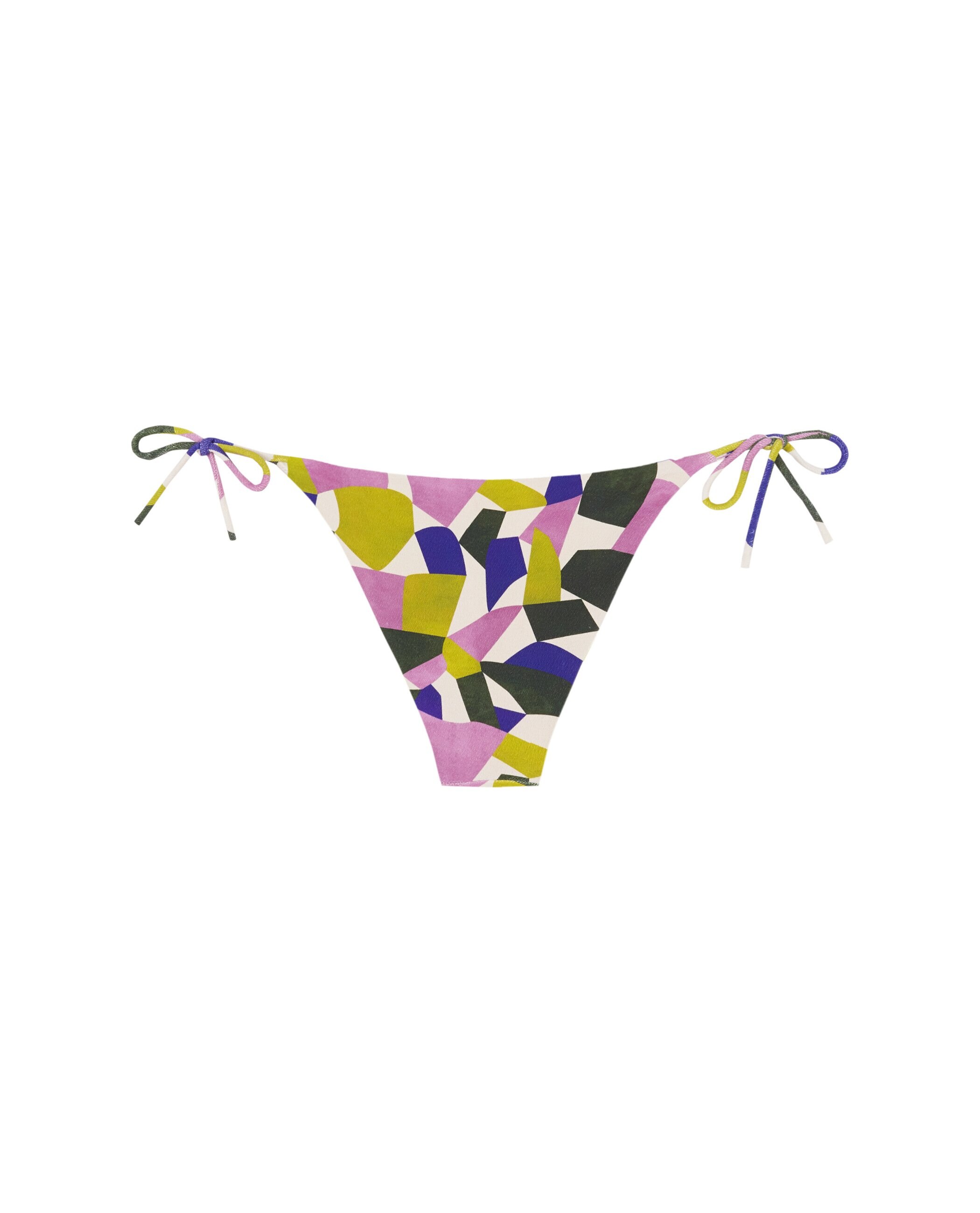 Bragas de bikini Siracusa con cobertura clásica, lazo y estructura - Robin Collection - Multicolor Multicolor-4