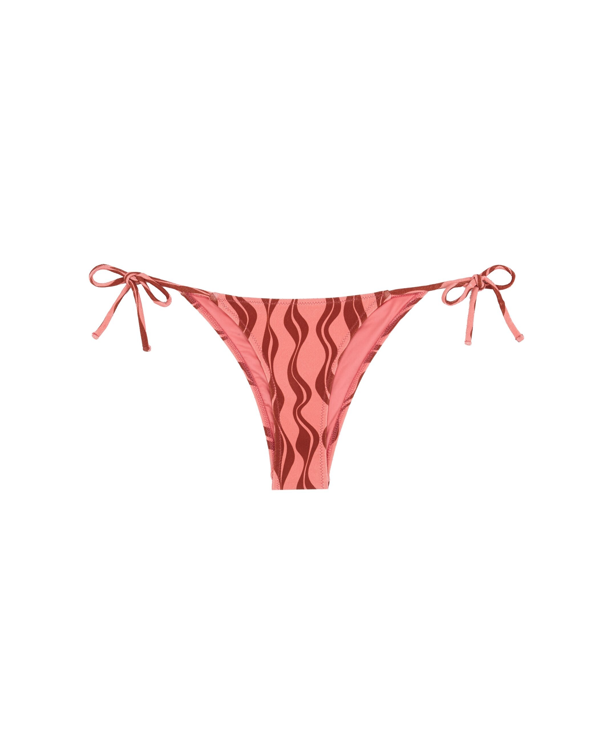 Bragas de bikini Stromboli con cobertura media, lazo y estructura - Robin Collection - Bicolor Bicolor-3