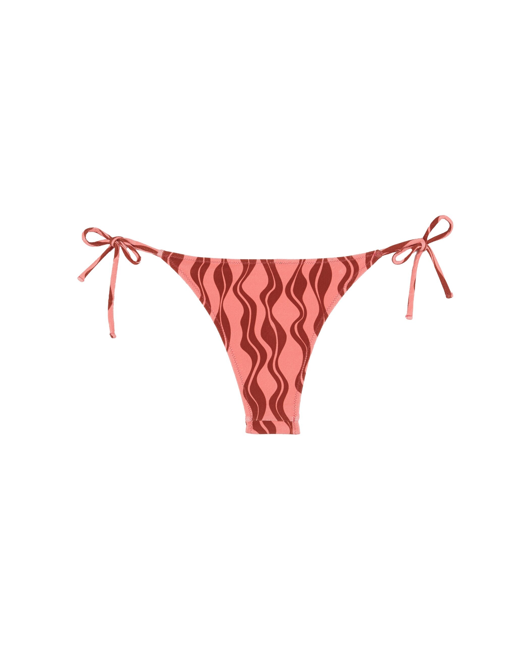 Bragas de bikini Stromboli con cobertura media, lazo y estructura - Robin Collection - Bicolor Bicolor-4