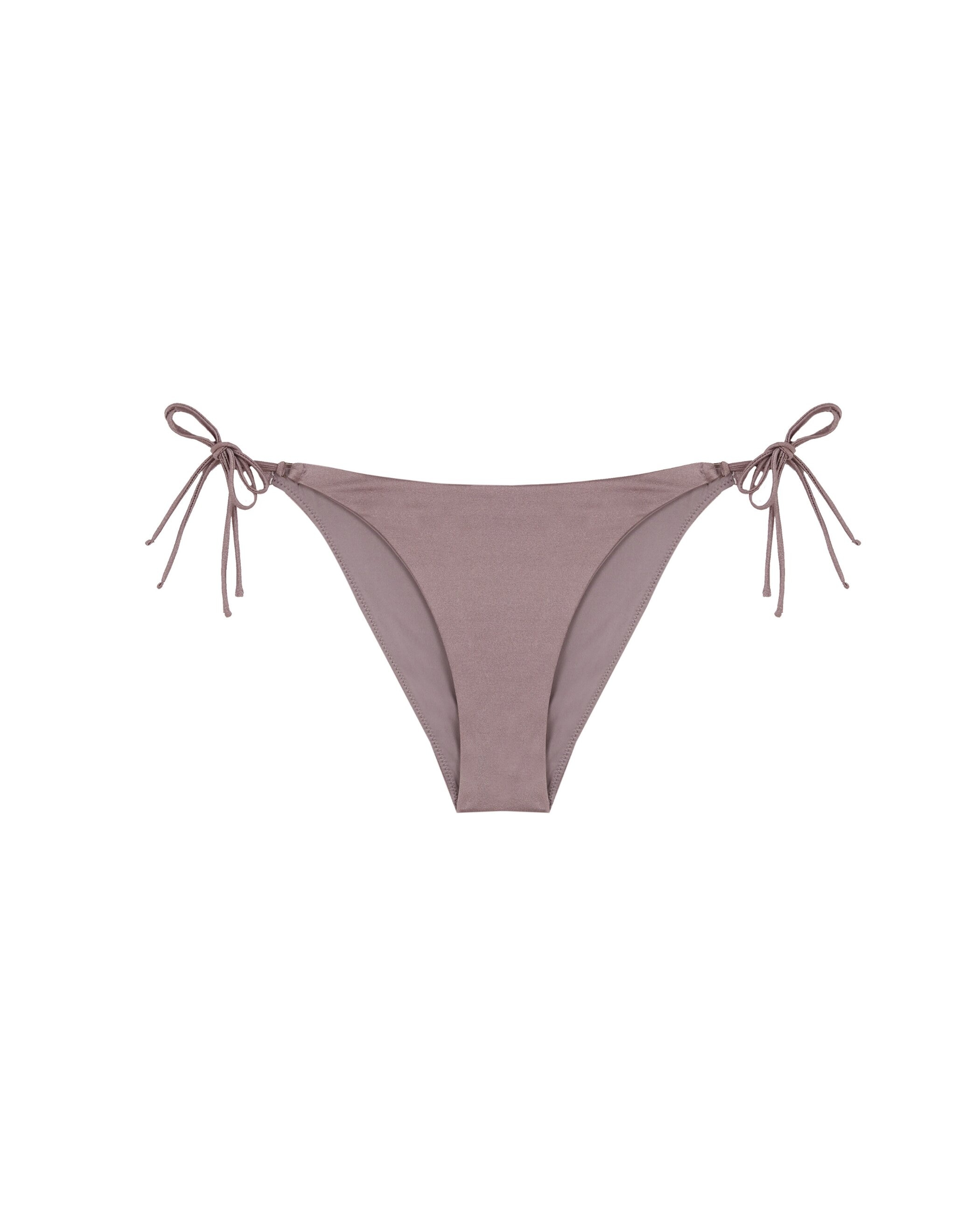 Braga de bikini Kalamata con cobertura clásica, lazo y tejido lúrex - Robin Collection - Topo Topo-3