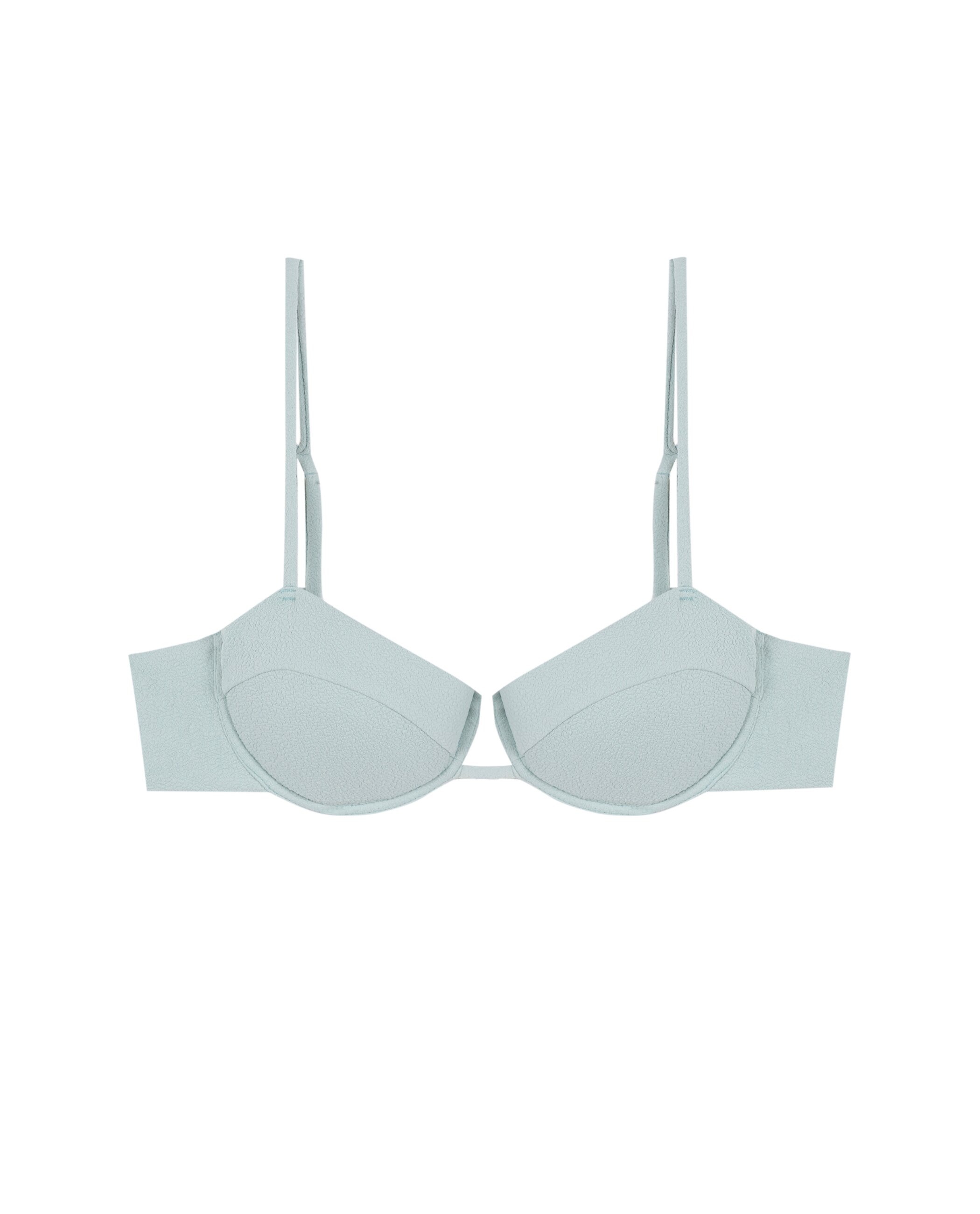 Top de bikini Balconette Macarella con estructura y foams extraíbles - Robin Collection - Azul Turquesa Azul Turquesa-3