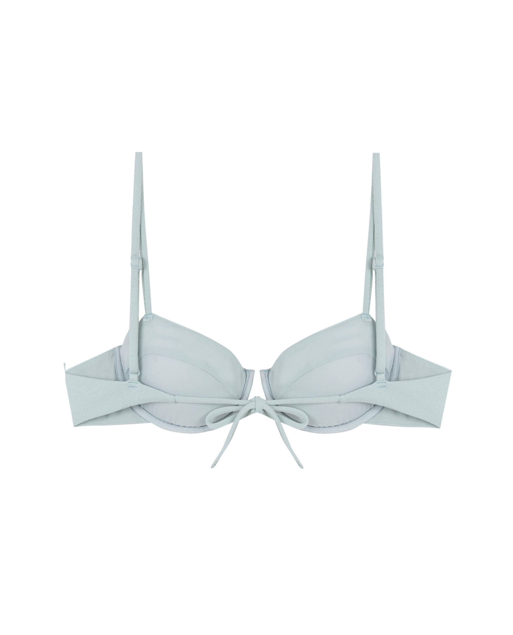 Top de bikini Balconette Macarella con estructura y foams extraíbles - Robin Collection - Azul Turquesa Azul Turquesa-4