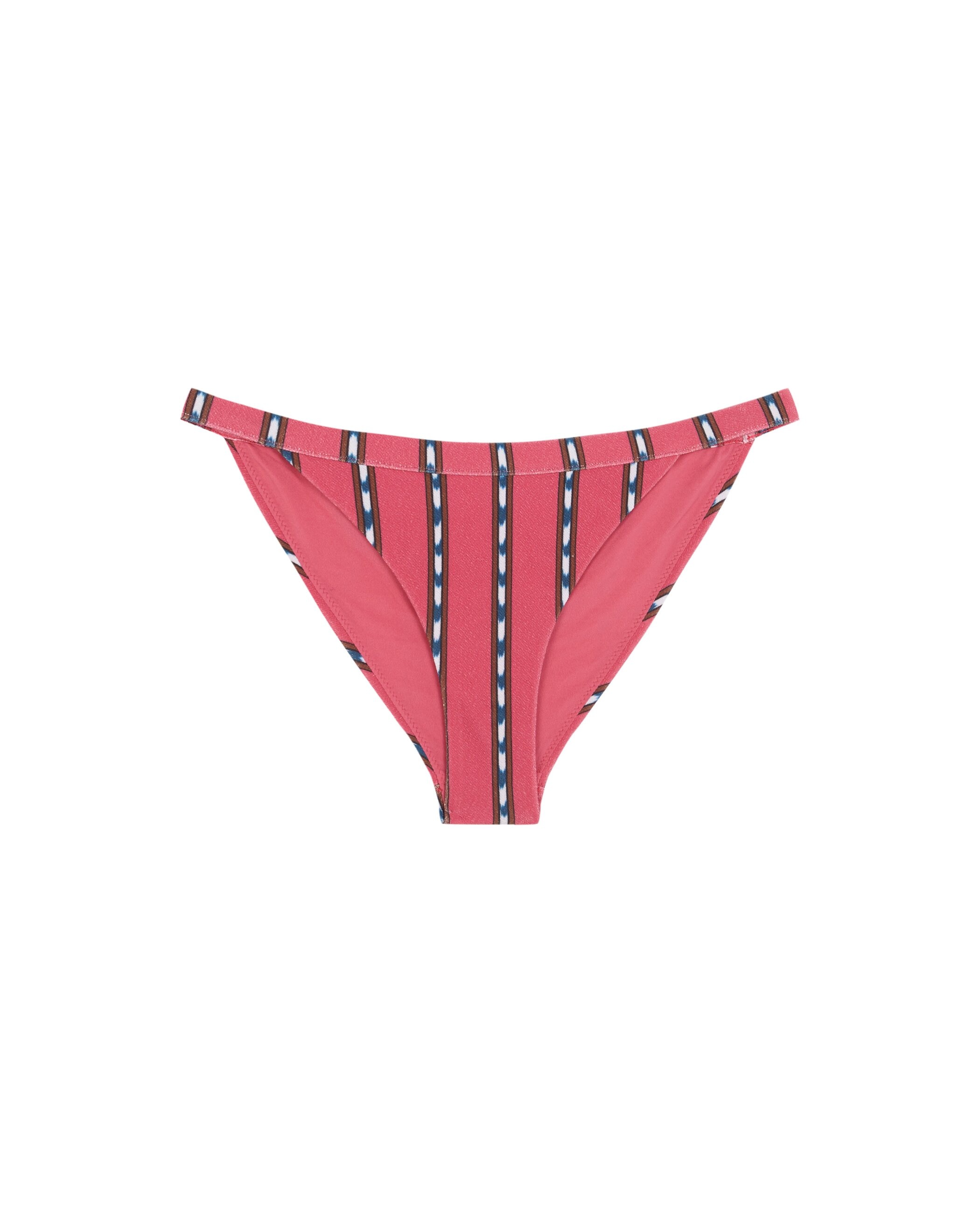 Bragas de bikini Salina con cobertura clásica, estructura y forro - Robin Collection - Rosa / Azul marino Rosa / Azul marino-3