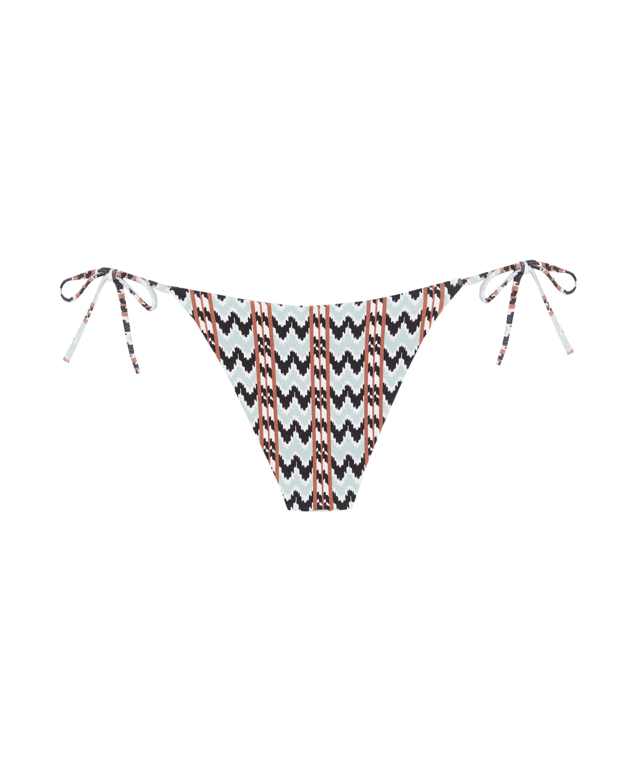 Braga de bikini Valldemosa con cobertura clásica, lazo y estructura - Robin Collection - Multicolor Multicolor-4