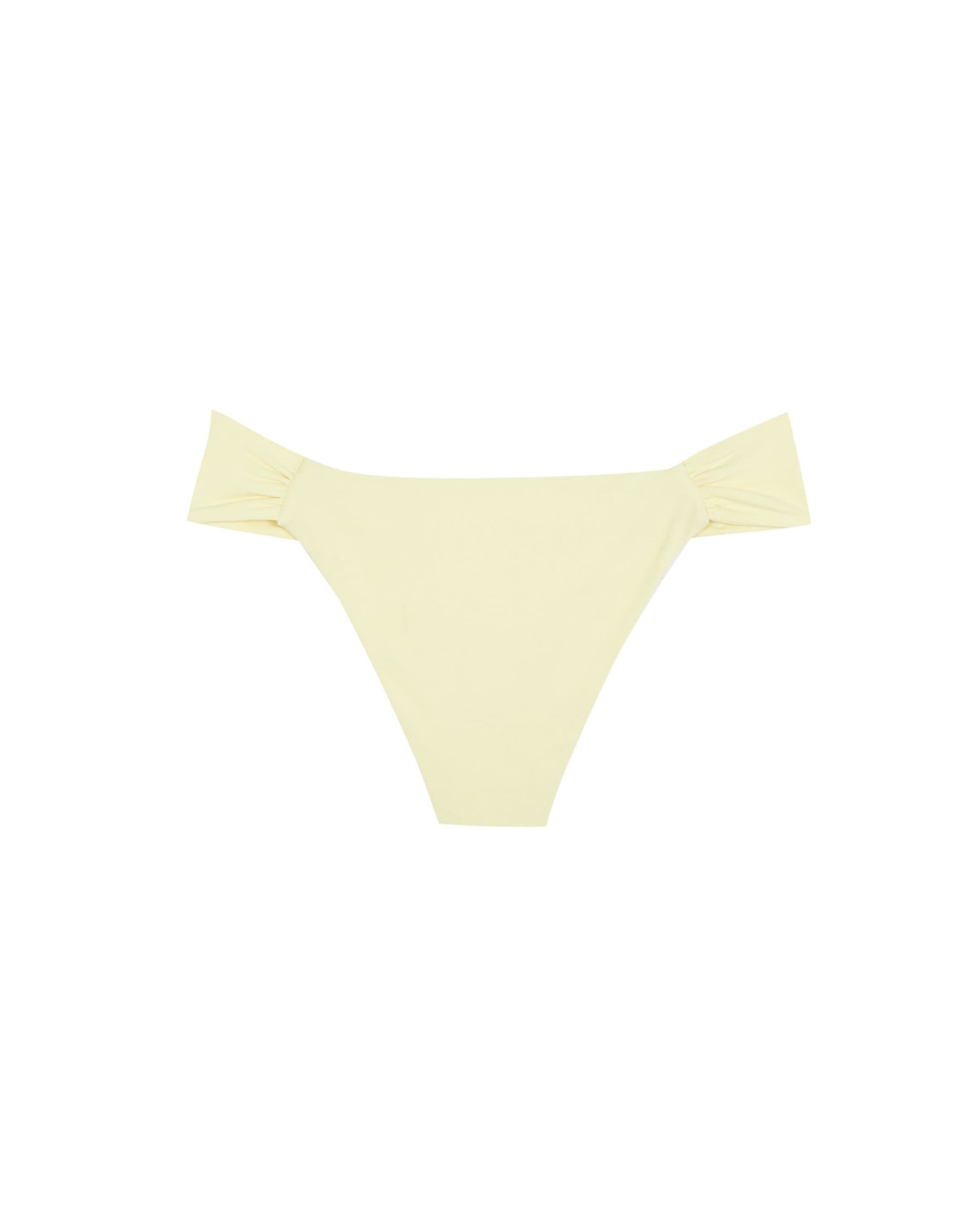 Braga de bikini Atenea con cobertura media, fruncida y estructura - Robin Collection - Amarillo Amarillo-4