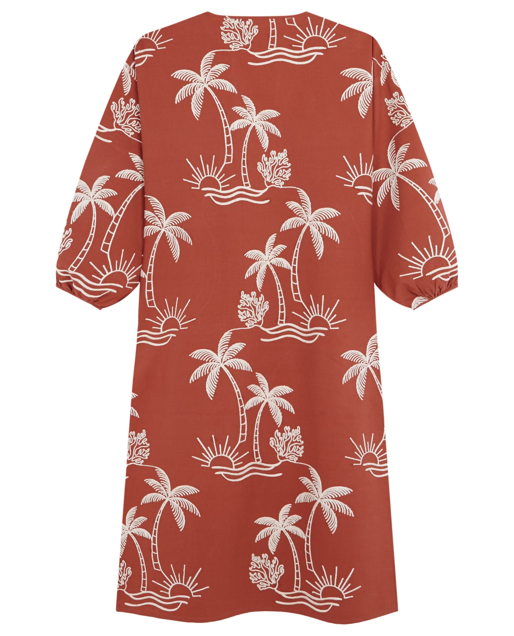 Vestido de playa de mujer Argile - Robin Collection - Terracota Terracota-4