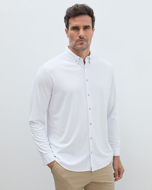 Imagen 0 de Camisa efecto refrescante de hombre corte regular