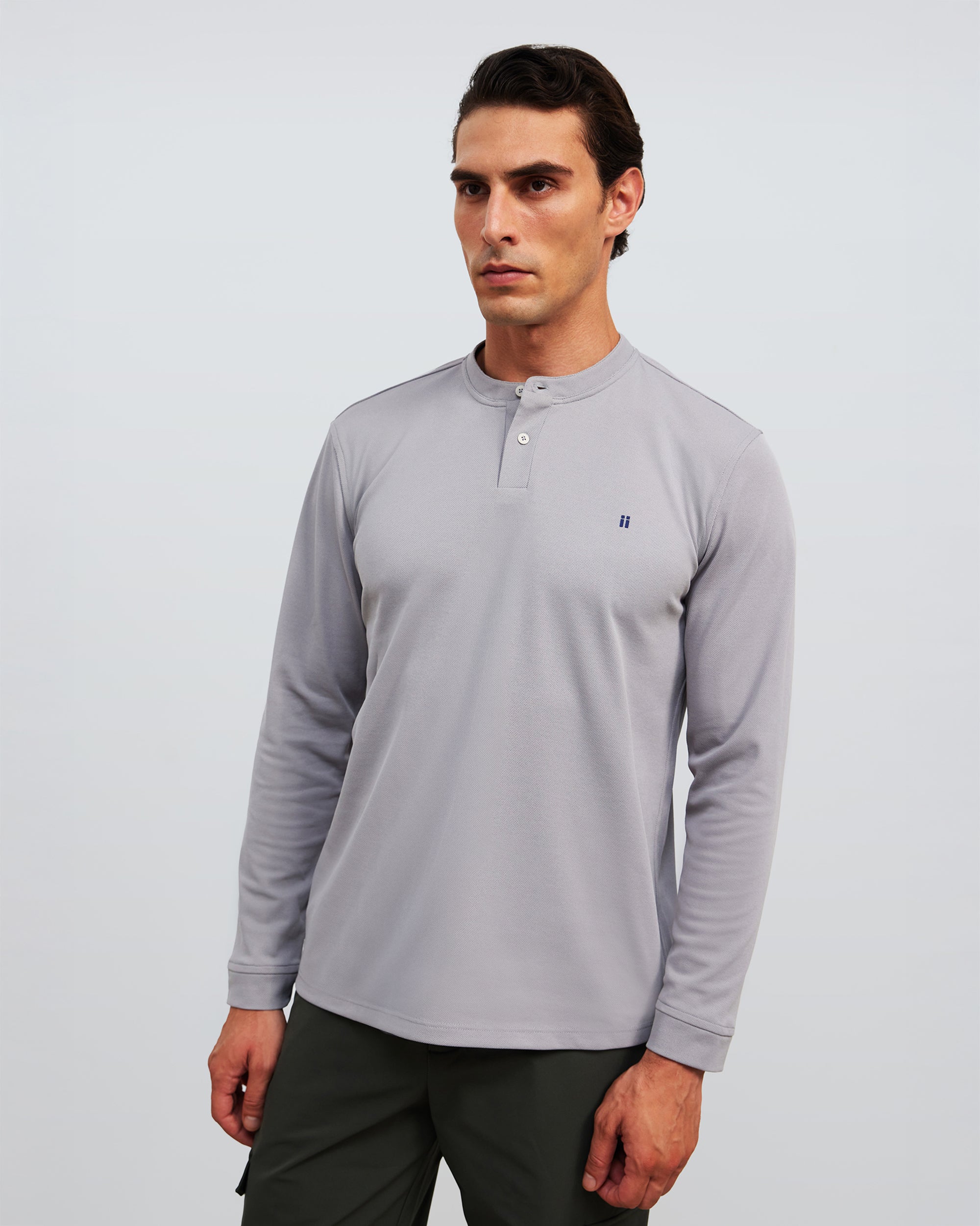 Camiseta Henley De Manga Larga Lee - 100% Algodón, Ajuste Clásico, Suave Y Cómoda