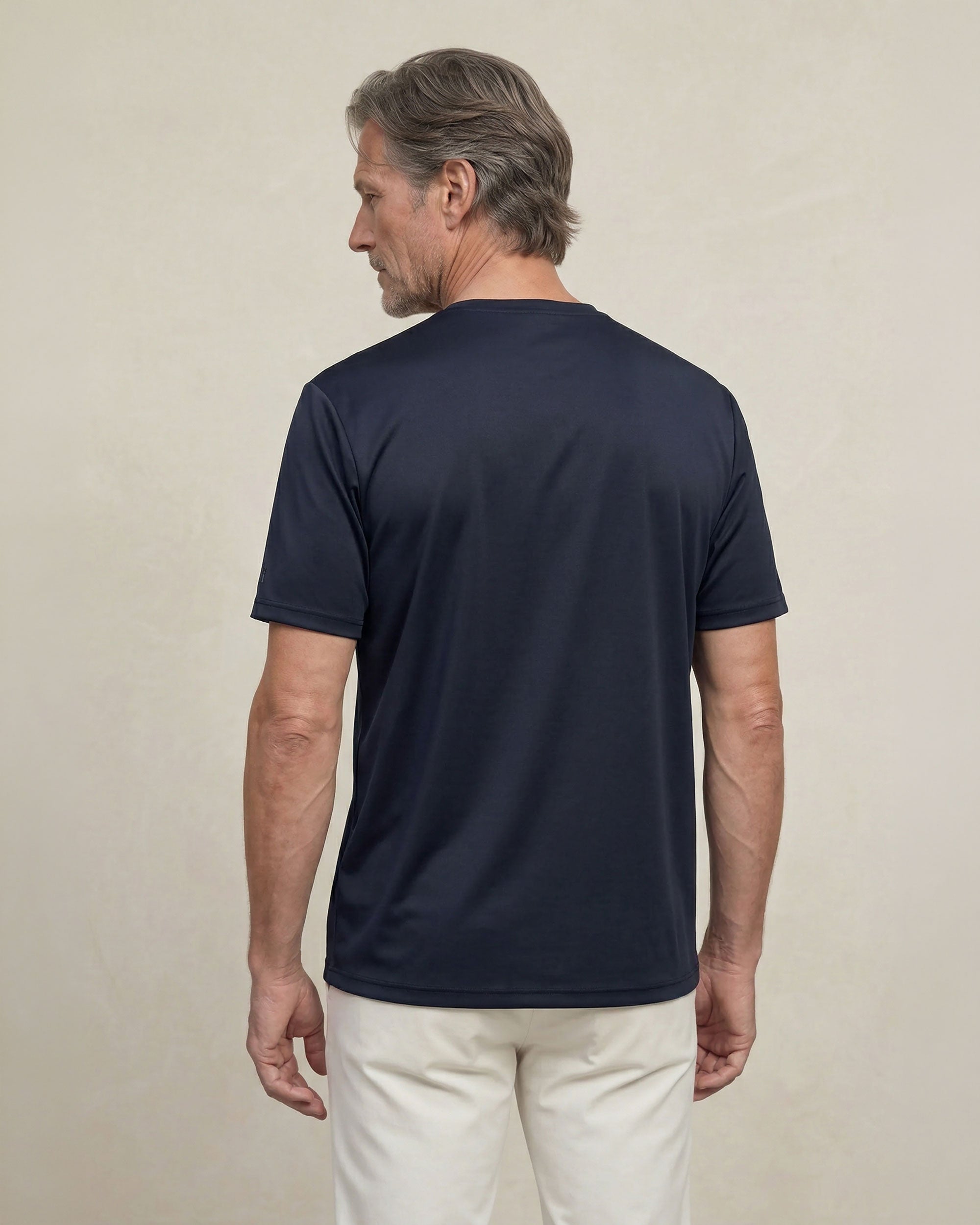 Camiseta de hombre soft de manga corta - Sepiia - Azul marino Azul marino-2