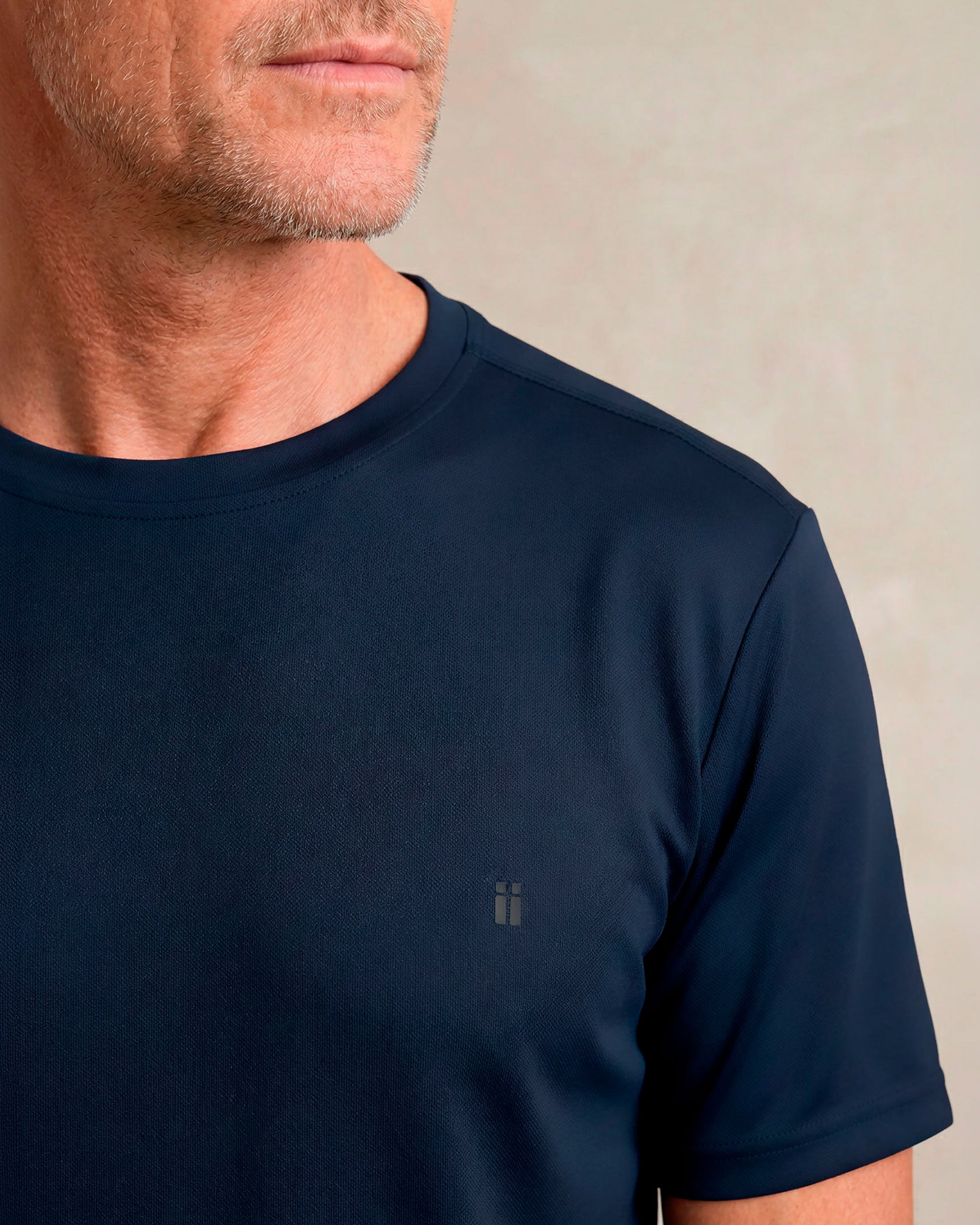 Camiseta de hombre soft de manga corta - Sepiia - Azul marino Azul marino-3