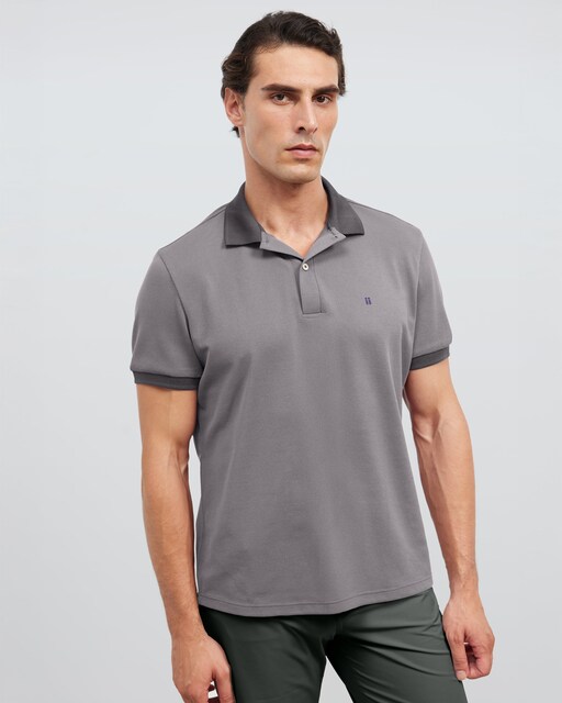 Imagen 0 de Polo antiarrugas de hombre de manga corta