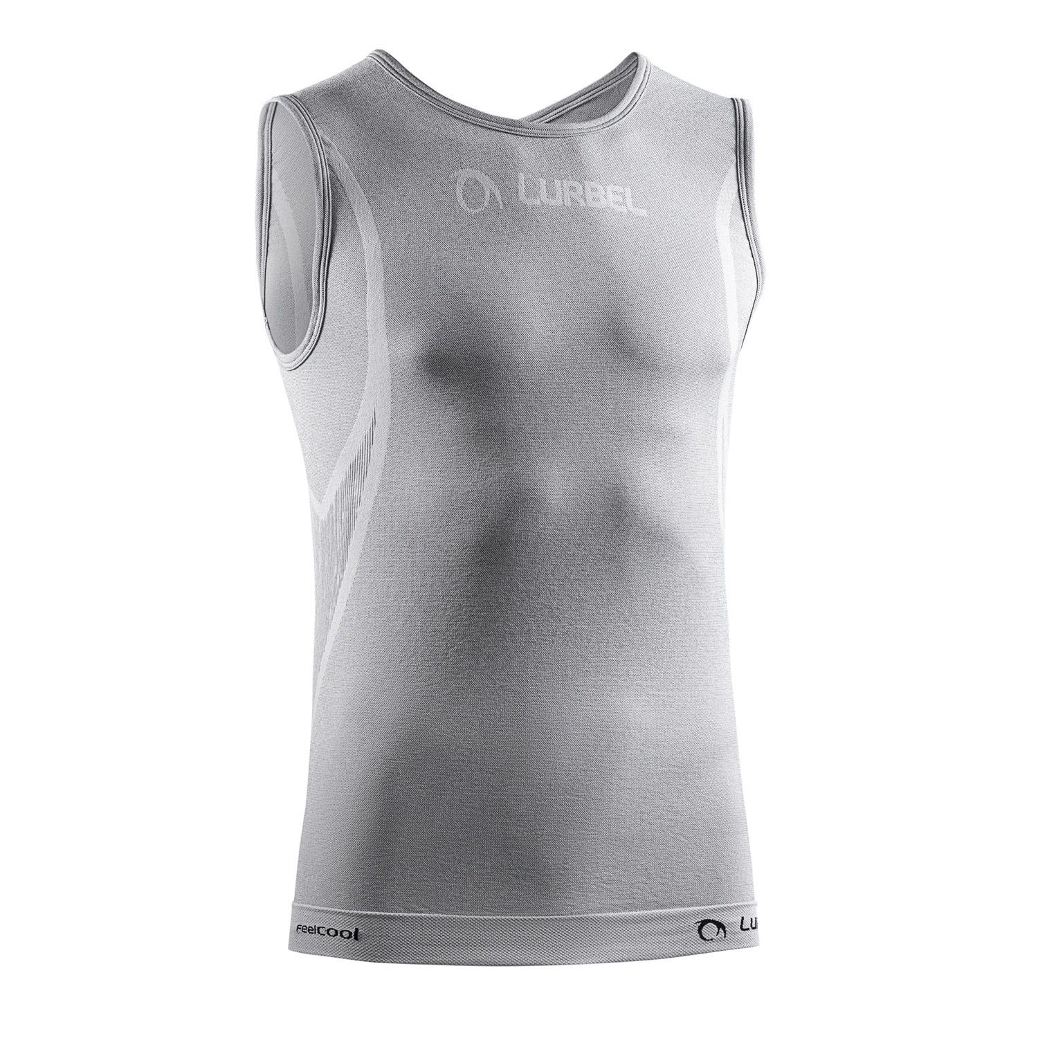 Camiseta interior sin mangas unisex Oxigeno Singlet Lurbel - Gris claro Gris claro-1