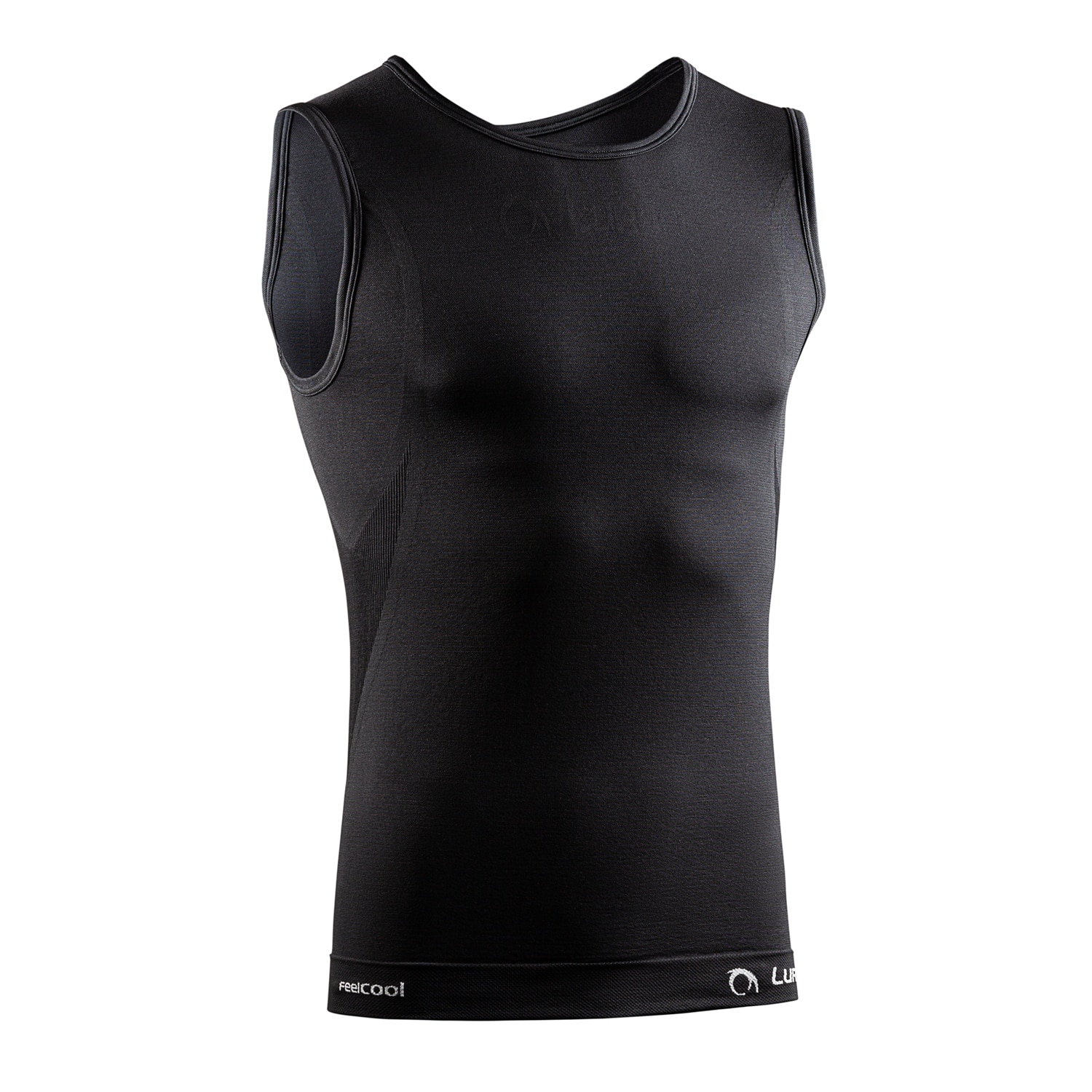 Camiseta interior sin mangas unisex Oxigeno Singlet Lurbel - Negro Negro-1