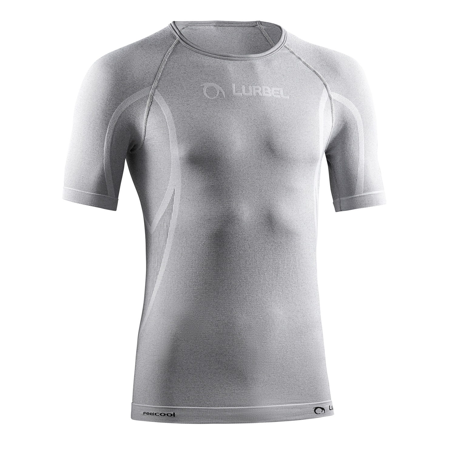 Camiseta interior de manga corta unisex Oxigeno Short Sleeves Lurbel - Gris claro Gris claro-1