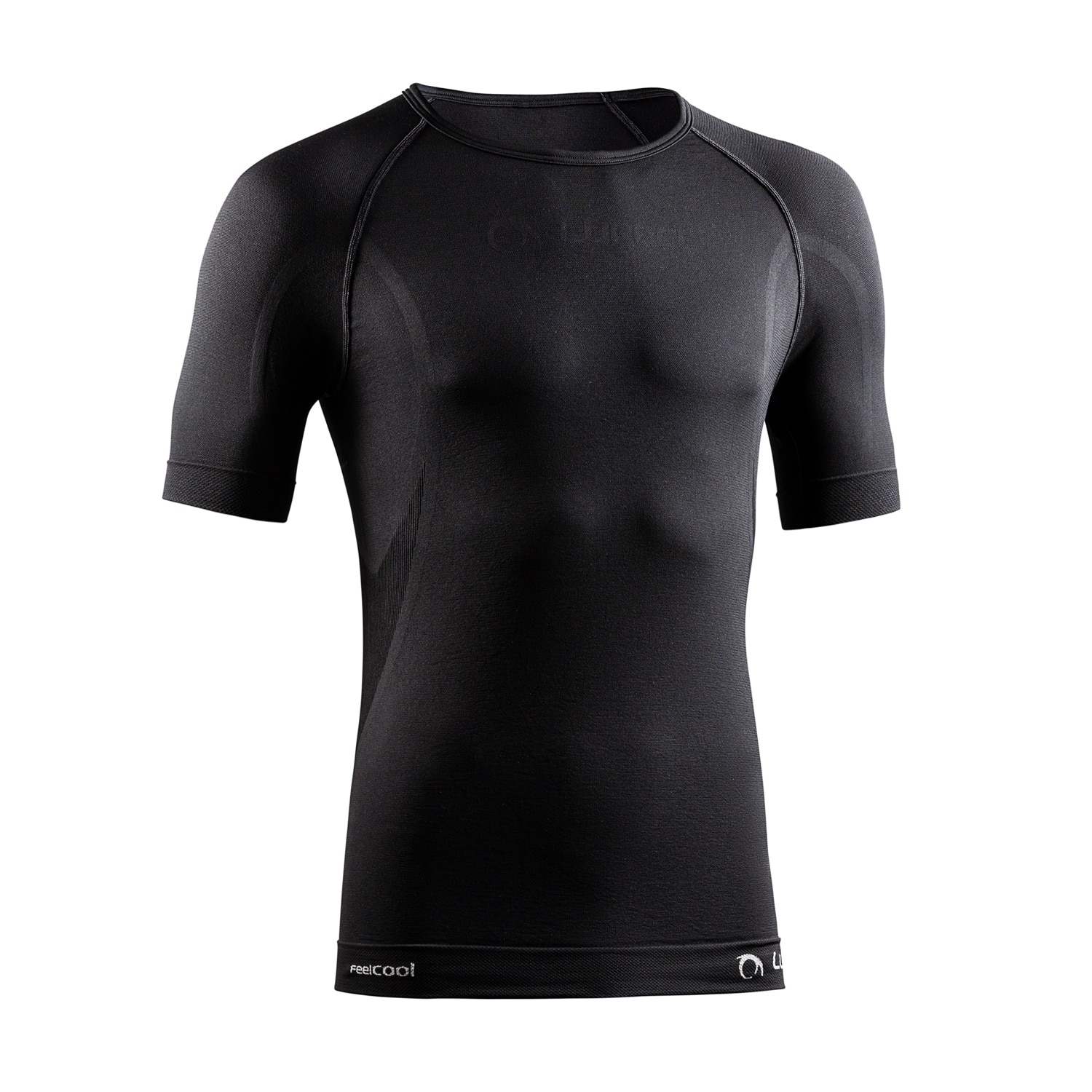 Camiseta interior de manga corta unisex Oxigeno Short Sleeves Lurbel - Negro Negro-1