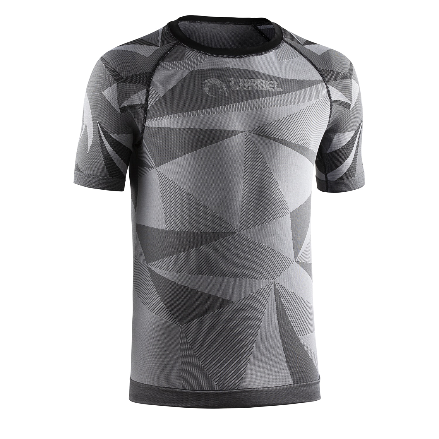 Camiseta de trail running de hombre Samba Short Sleeves Lurbel - Gris Gris-1