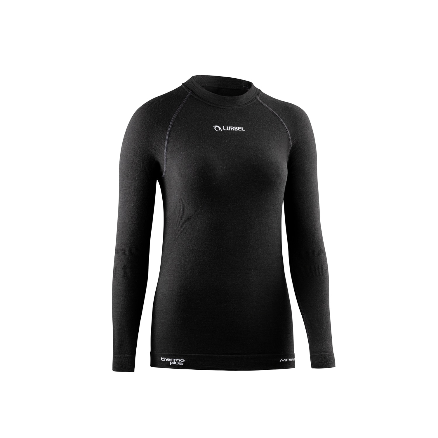 Camiseta de manga larga de outdoor de mujer Merino Long Sleeves W Lurbel - Negro Negro-1