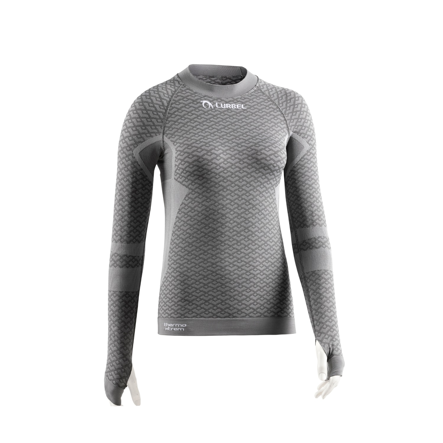 Camiseta térmica manga larga mujer Volcano Long Sleeves W Lurbel - Gris claro Gris claro-1