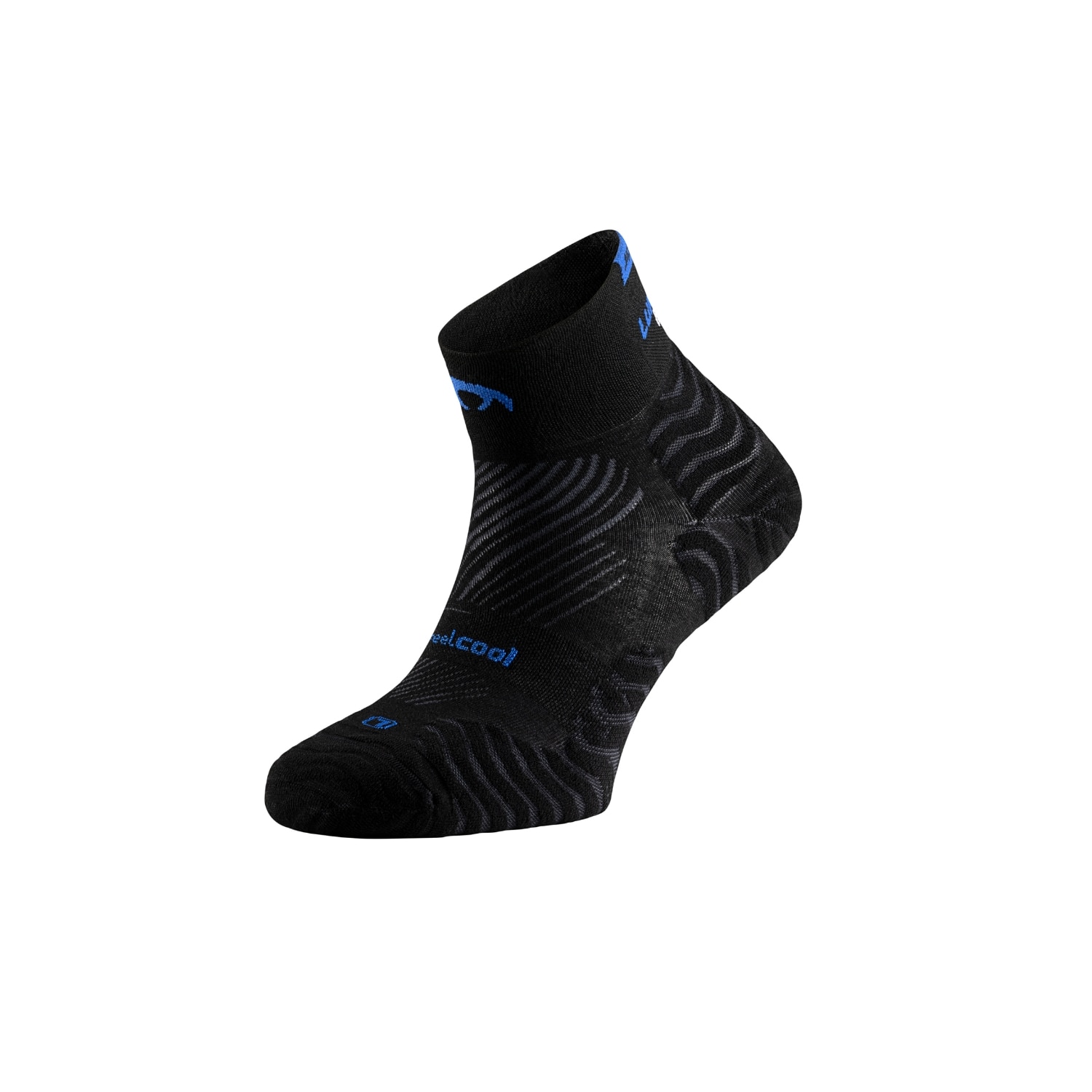 Calcetines de running unisex Street Pro Three Lurbel - Negro Negro-1