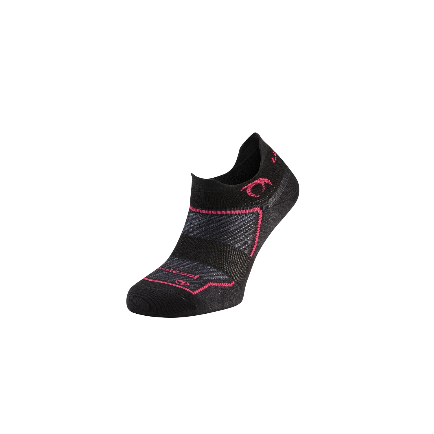 Calcetines de running unisex Race Two Lurbel - Negro Negro-1