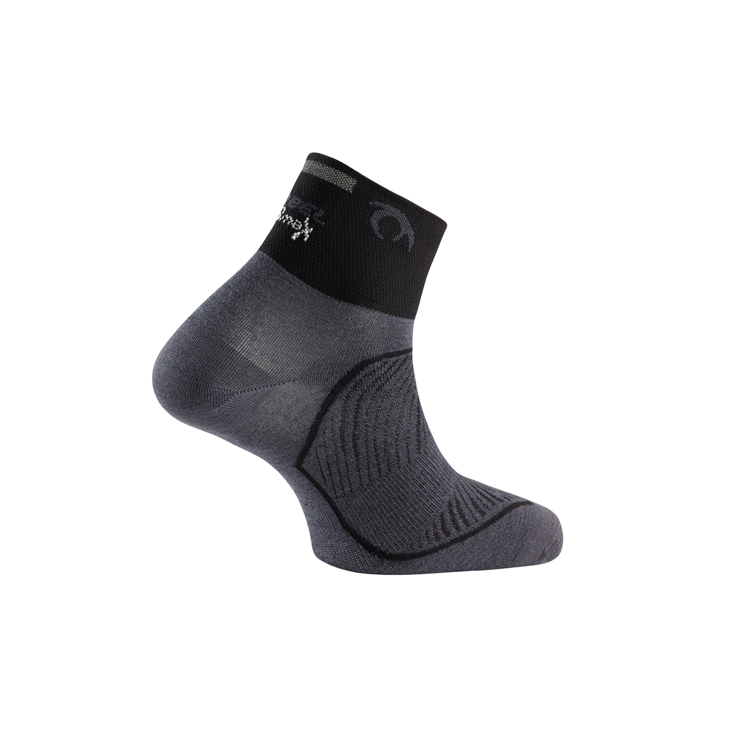 Imagen 2 de Calcetines de running unisex Race Three Lurbel - Gris oscuro Gris oscuro
