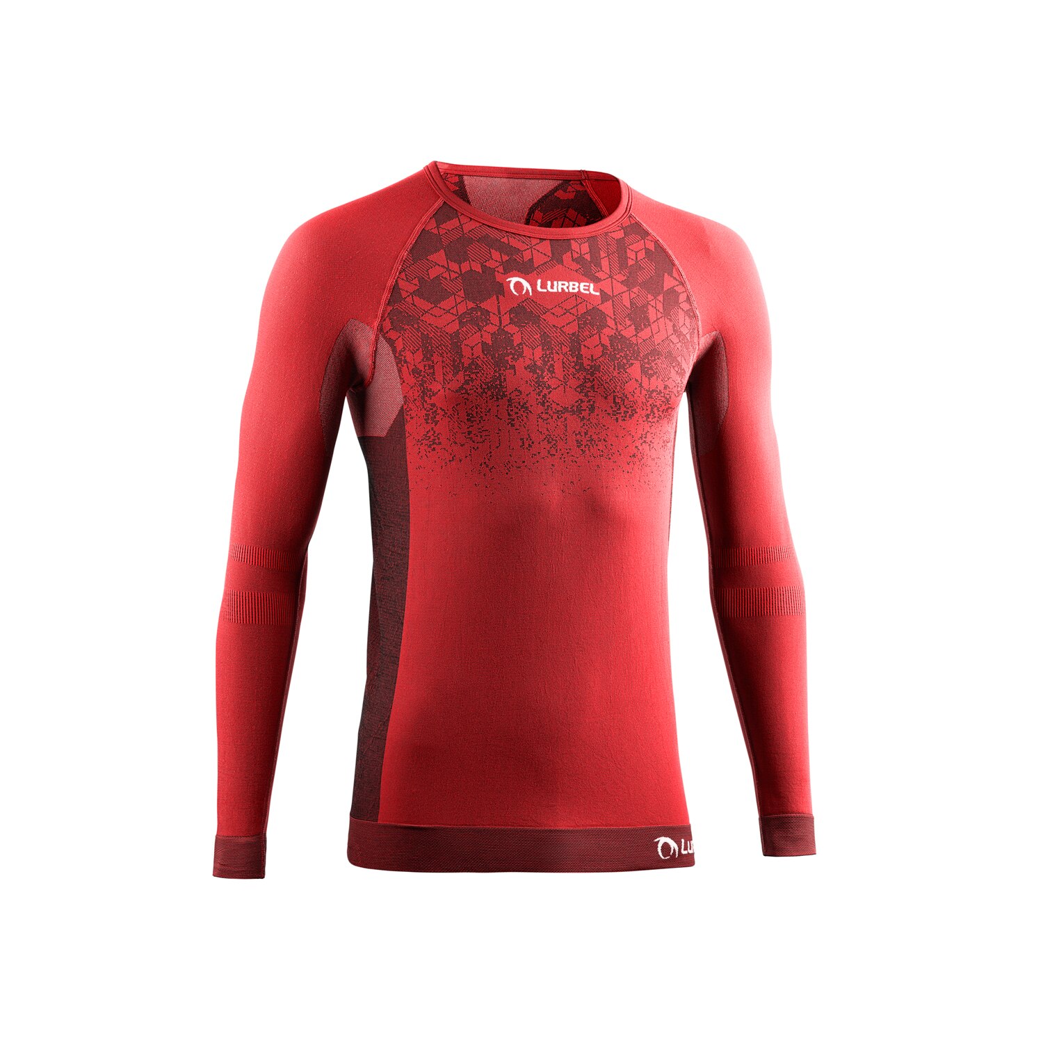 Camiseta de manga larga de running niño Win Long Sleeves Lurbel - Rojo Rojo-1